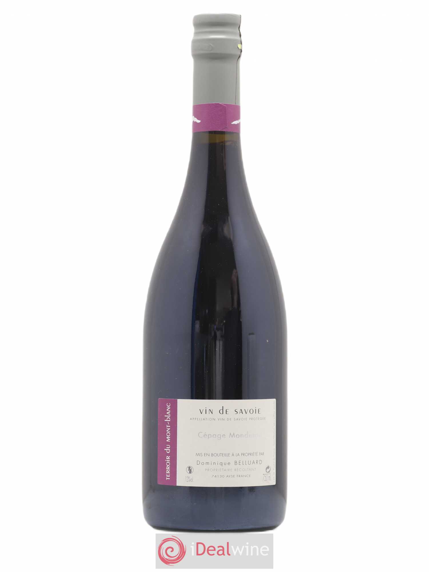 Vin de Savoie Mondeuse Amphore Domaine Belluard Mondeuse Belluard 2018 - Lot de 1 bouteille - 1
