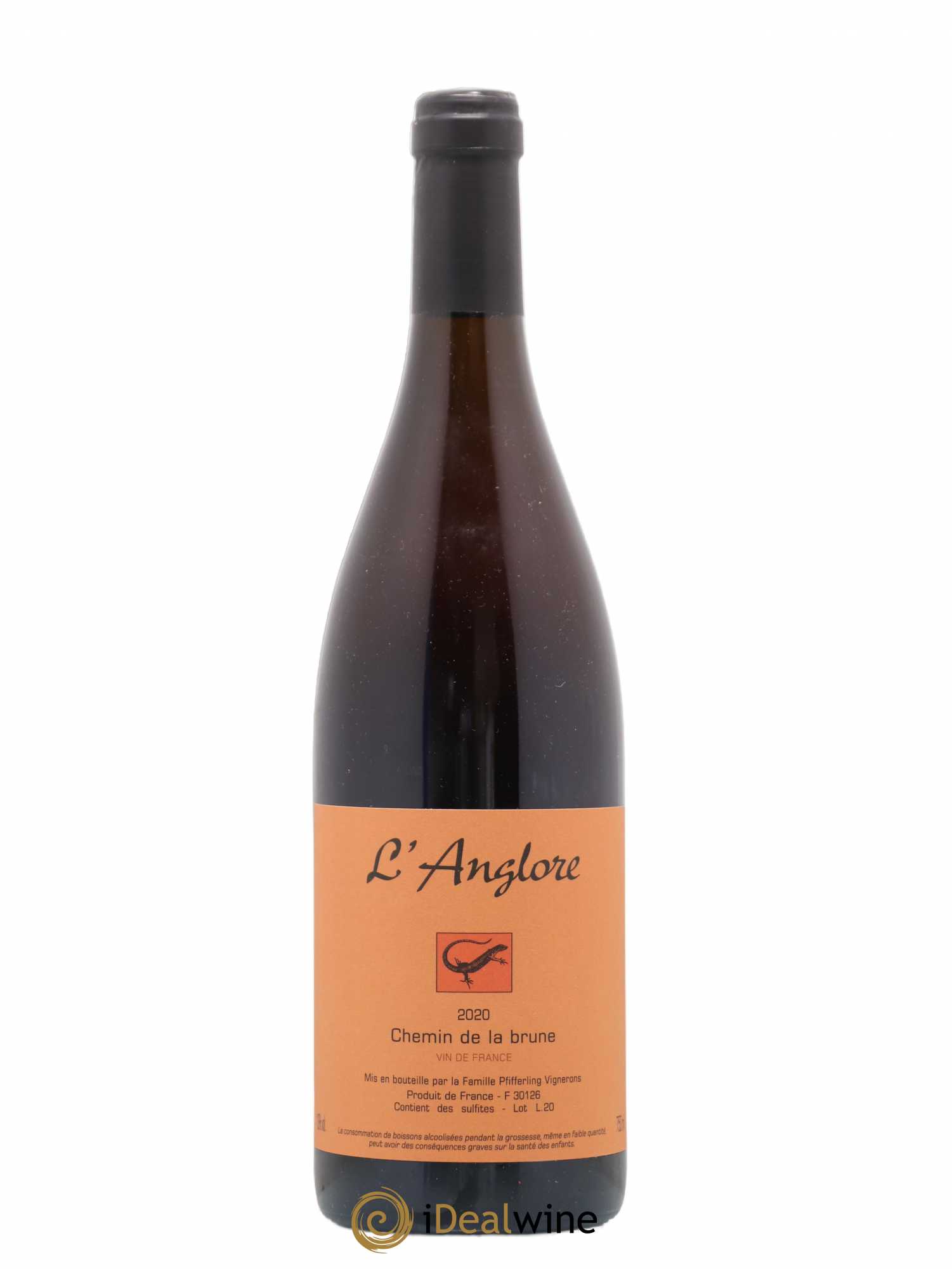 Vin de France Chemin de la brune L'Anglore 2020 - Lot de 1 bouteille - 0
