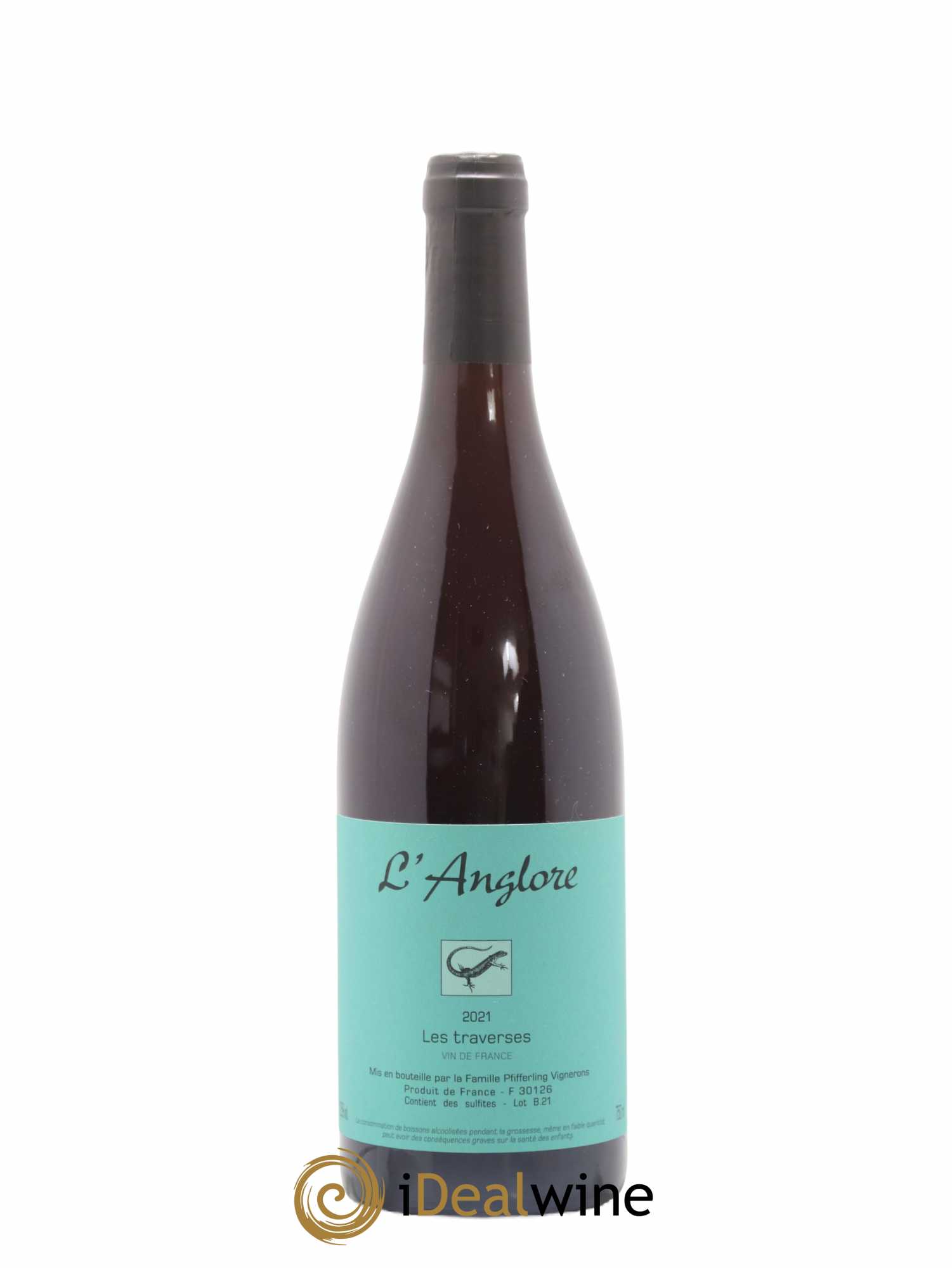 Vin de France Les Traverses L'Anglore 2021 - Lot de 1 bouteille - 0