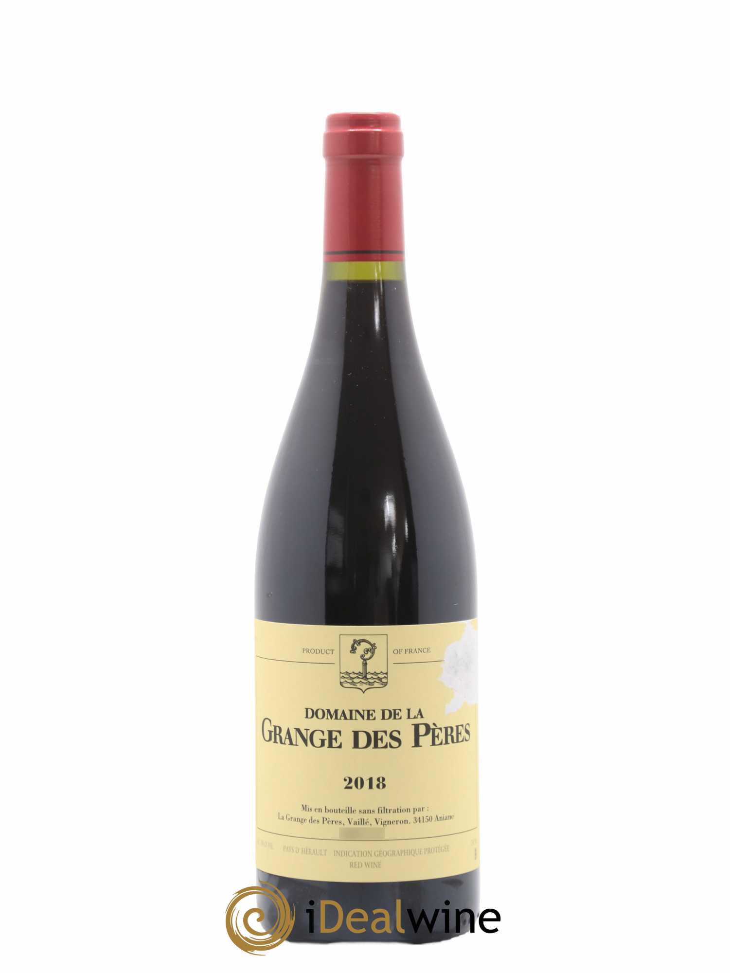 Pays d'Hérault Grange des Pères Laurent Vaillé 2018 - Lot de 1 bouteille - 0