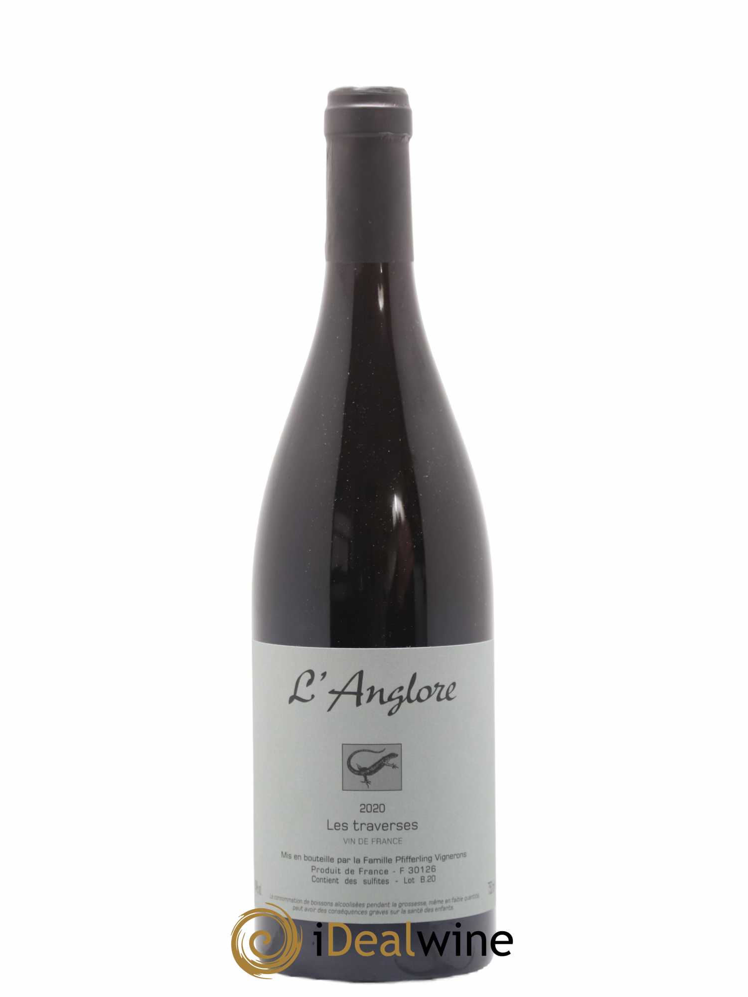 Vin de France Les Traverses L'Anglore 2020 - Lot de 1 bouteille - 0