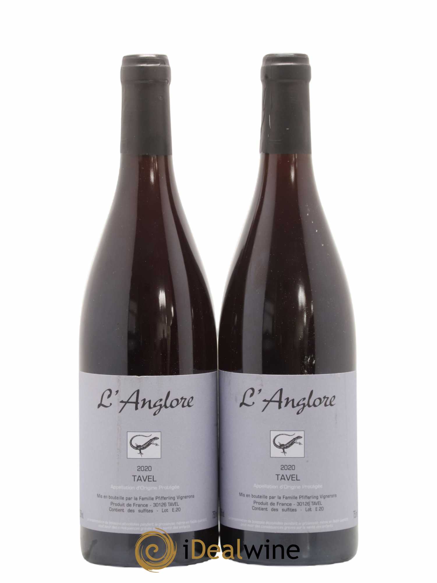 Tavel L'Anglore 2020 - Posten von 2 Flaschen - 0