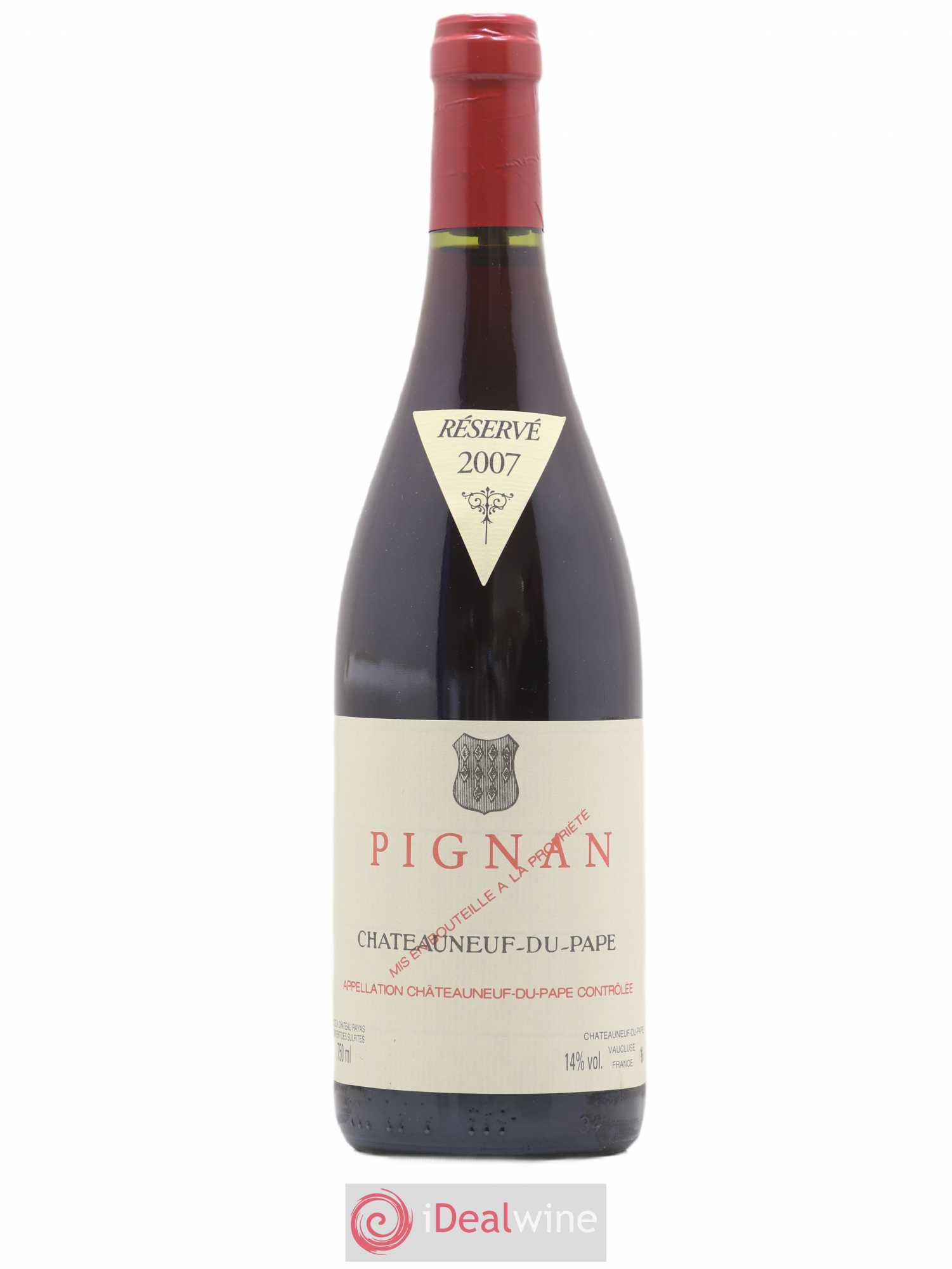 Châteauneuf-du-Pape Pignan Emmanuel Reynaud 2007 - Lot de 1 bouteille - 0