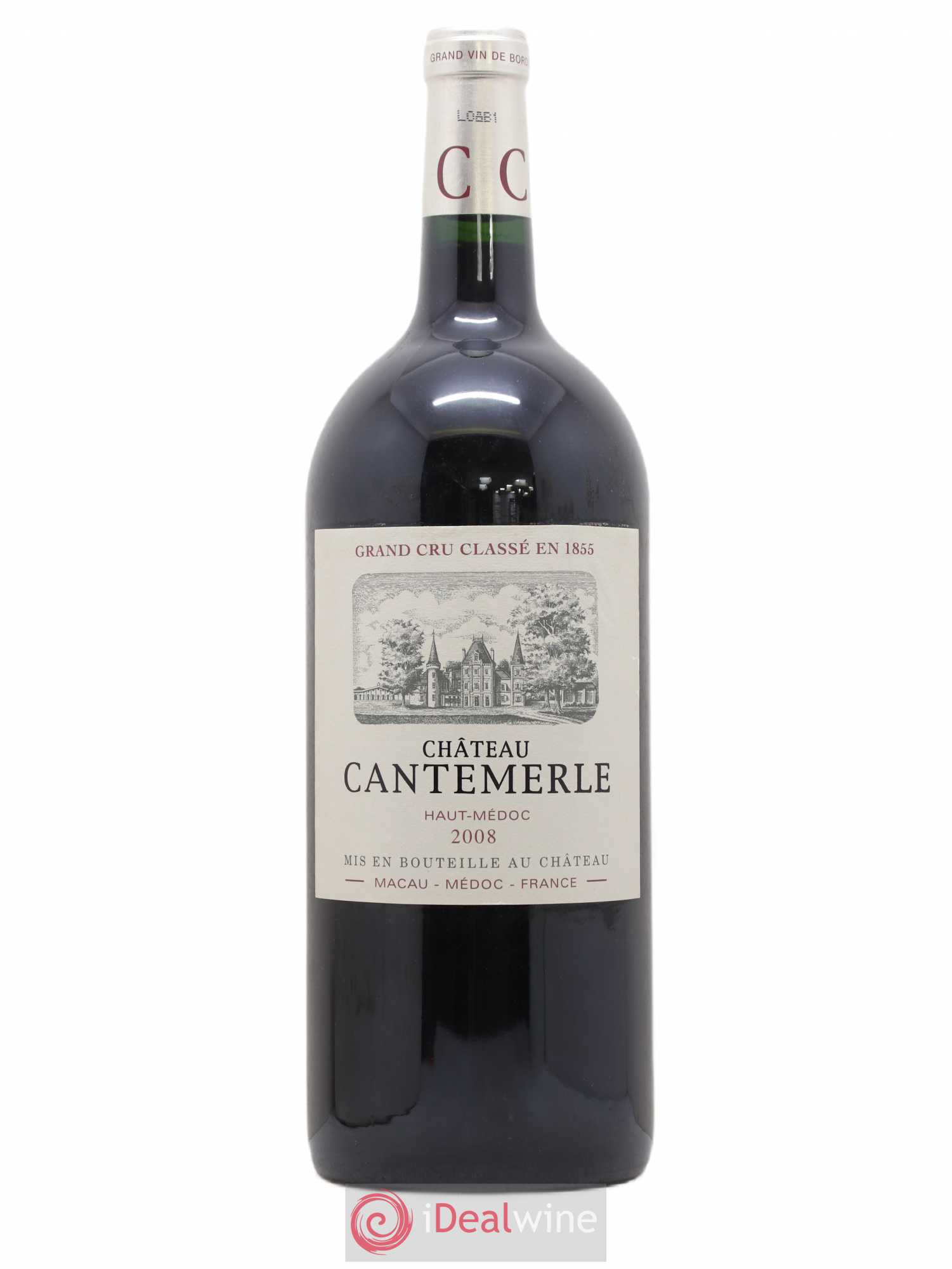Château Cantemerle 5ème Grand Cru Classé 2008 - Lot de 1 double magnum - 1