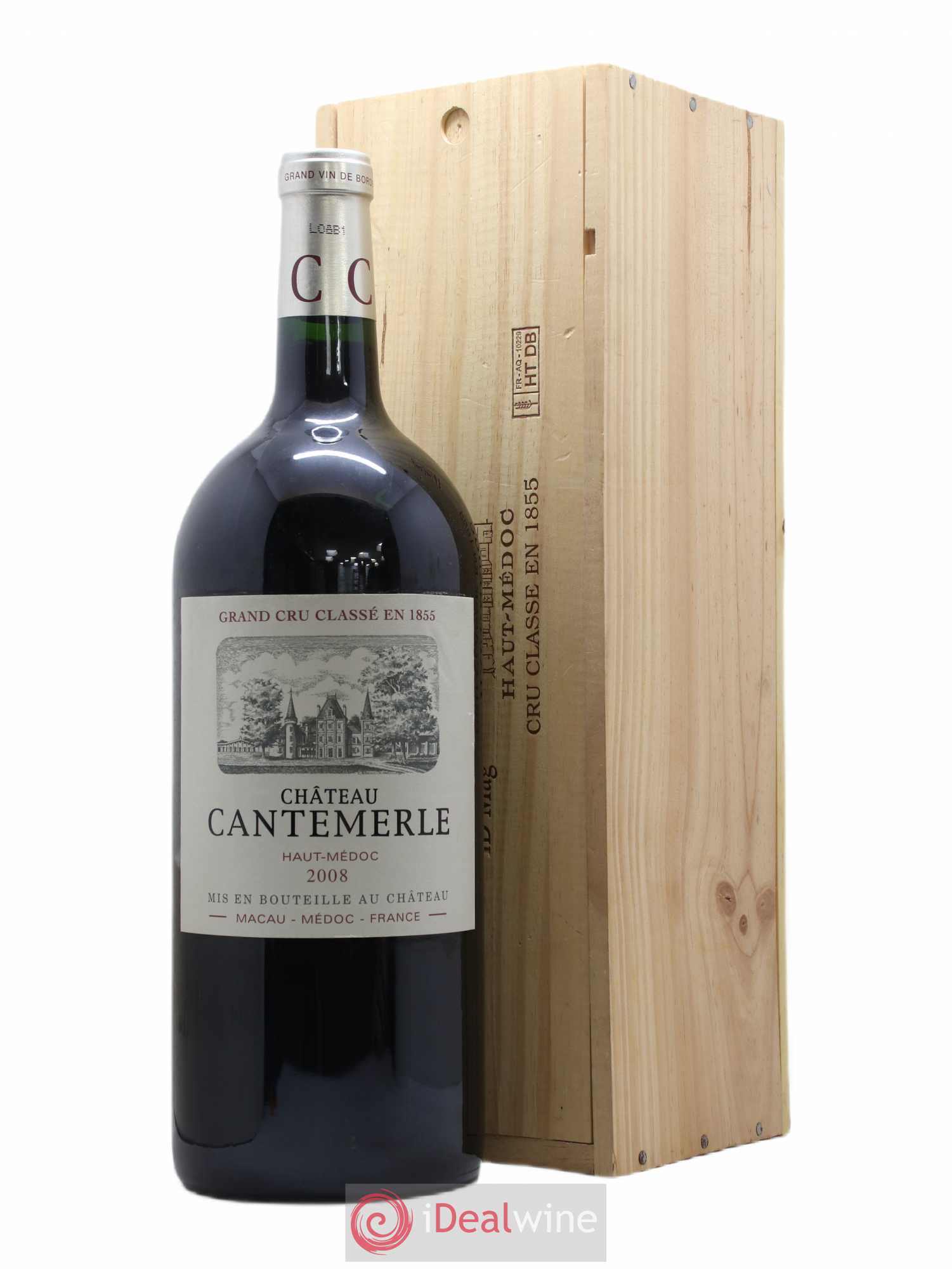 Château Cantemerle 5ème Grand Cru Classé 2008 - Lot de 1 double magnum - 0