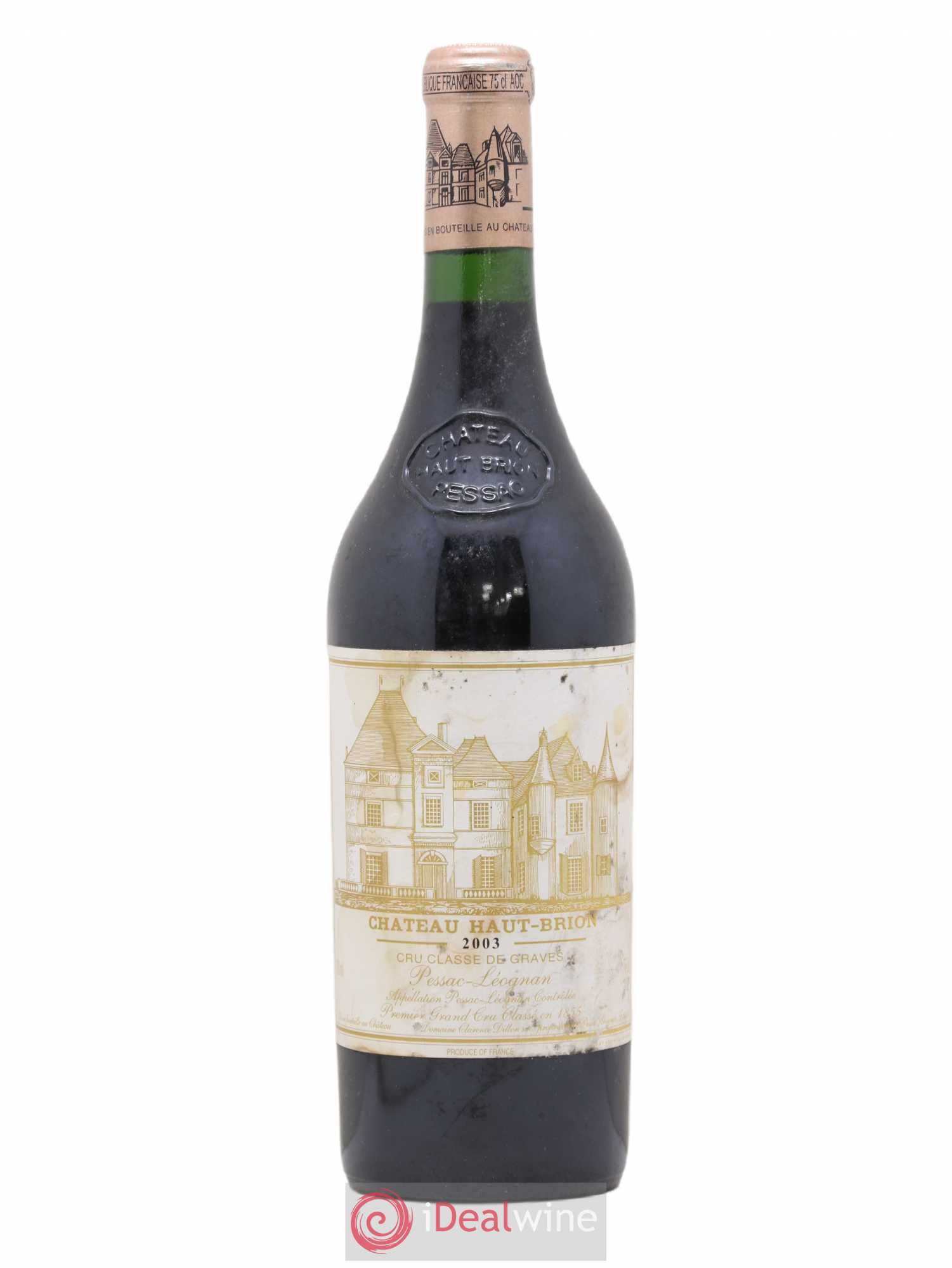 Château Haut Brion 1er Grand Cru Classé 2003 - Lot de 1 bouteille - 0