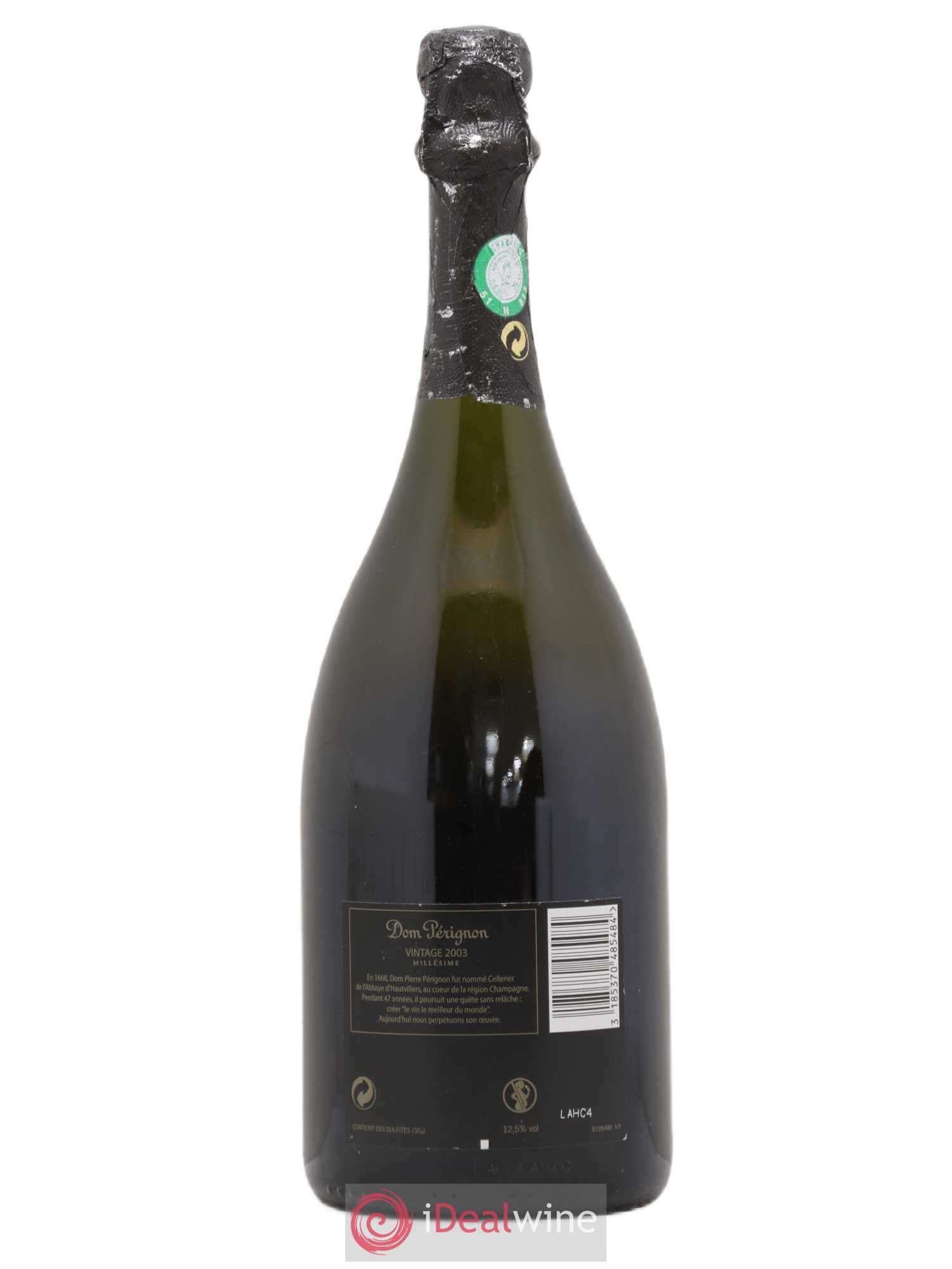Brut Dom Pérignon 2003 - Lot de 1 bouteille - 1