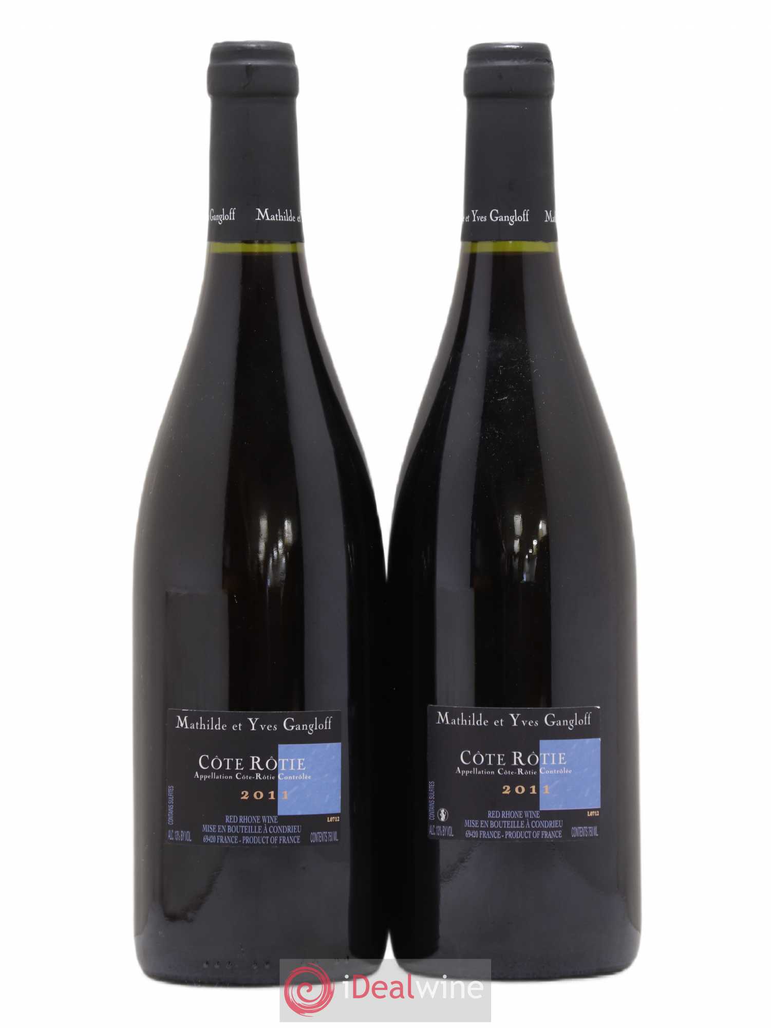 Côte-Rôtie La Barbarine Gangloff (Domaine) 2011 - Lot de 2 bouteilles - 1