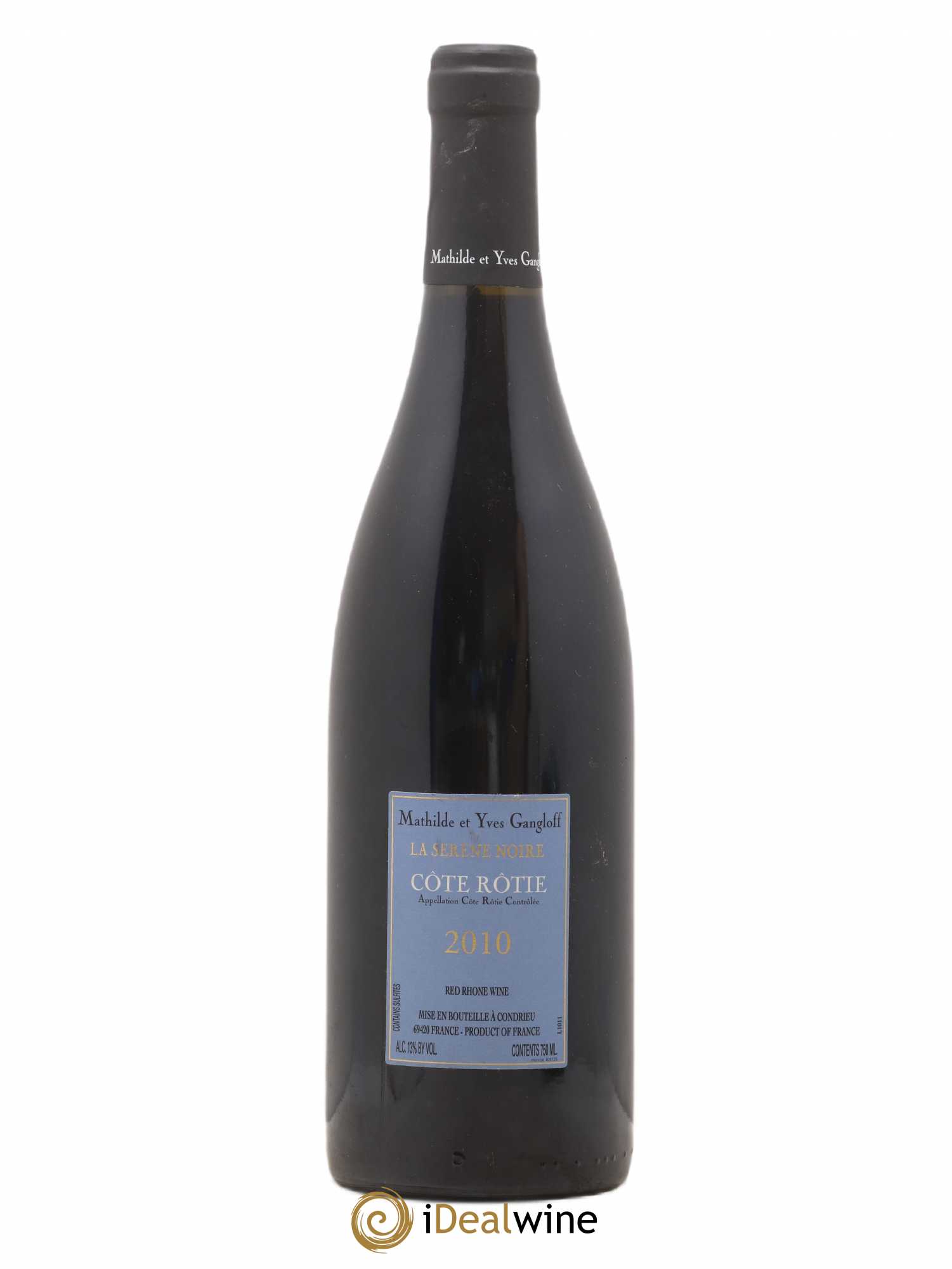 Côte-Rôtie La Sereine Noire Gangloff (Domaine) 2010 - Lot de 1 bouteille - 1