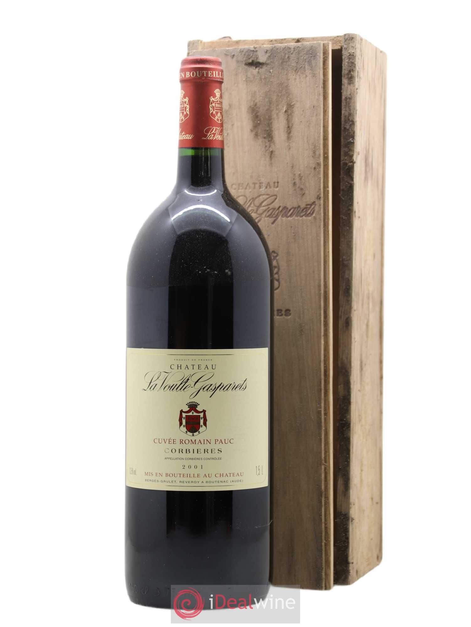 Corbières Boutenac La Voulte-Gasparets Cuvée Romain Pauc Patrick Reverdy 2001 - Lot de 1 magnum - 0
