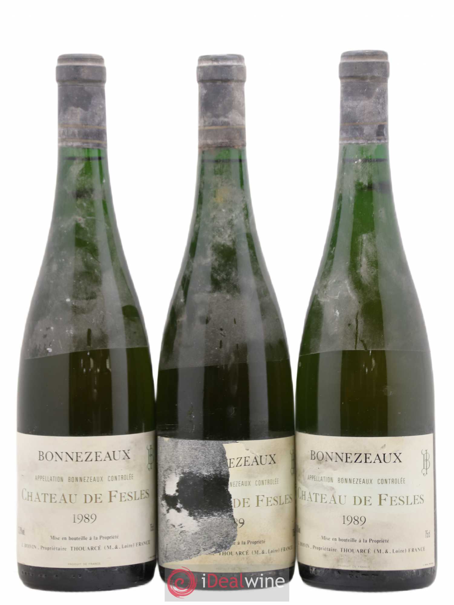 Bonnezeaux Château de Fesles 1989 - Lotto di 3 bottiglie - 0
