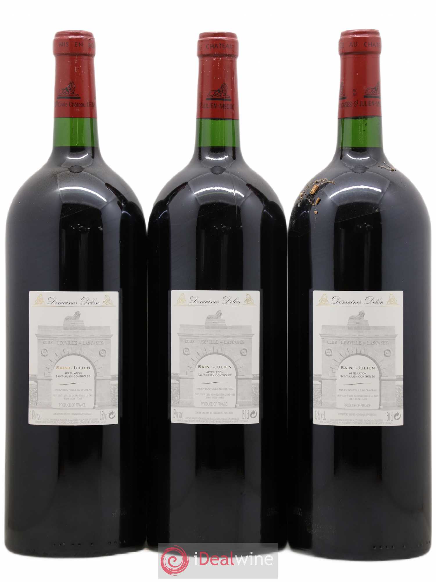 Château Léoville Las Cases 2ème Grand Cru Classé 2004 - Lot de 3 magnums - 1