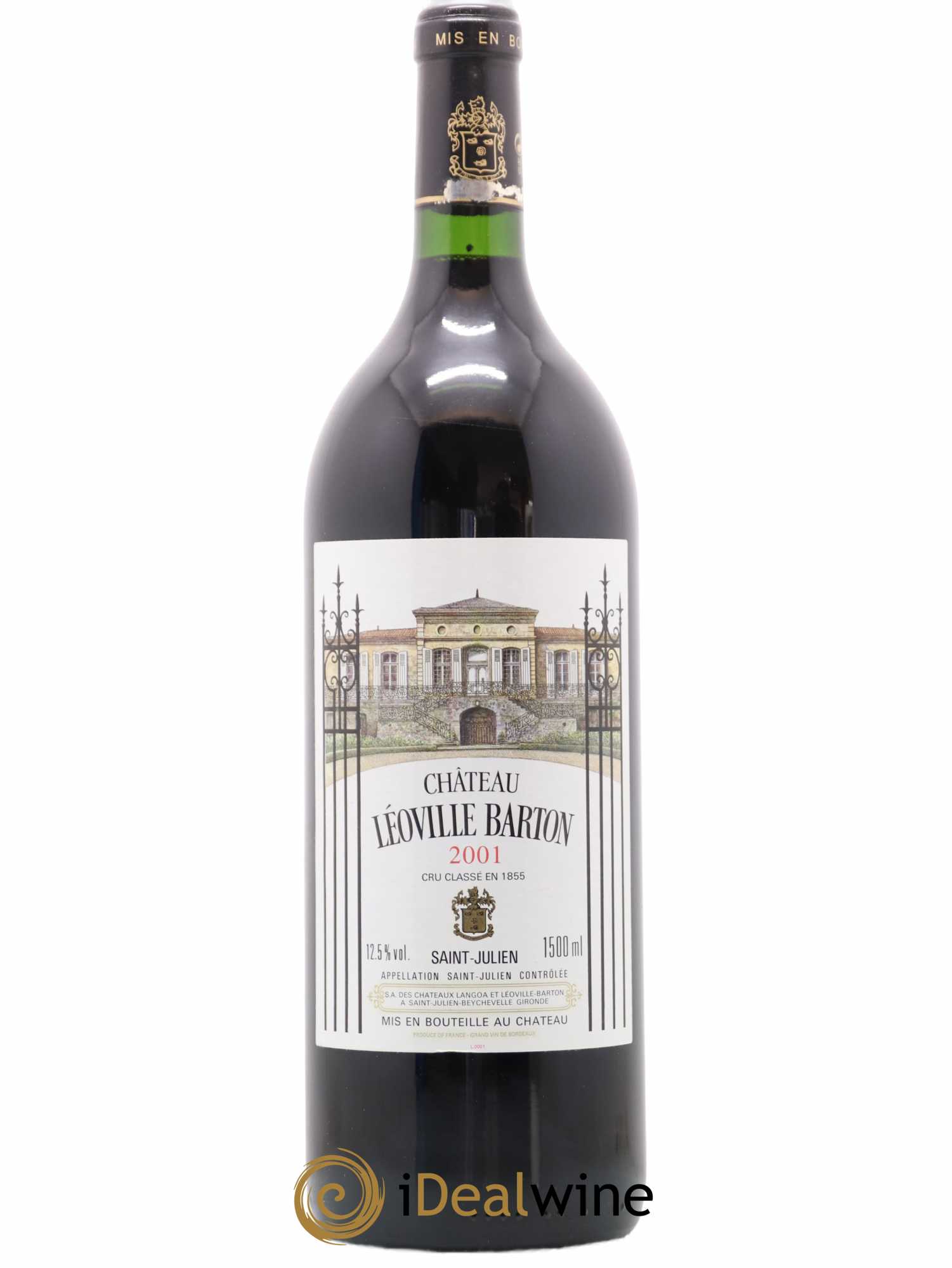 Château Léoville Barton 2ème Grand Cru Classé 2001 - Lot de 1 magnum - 0