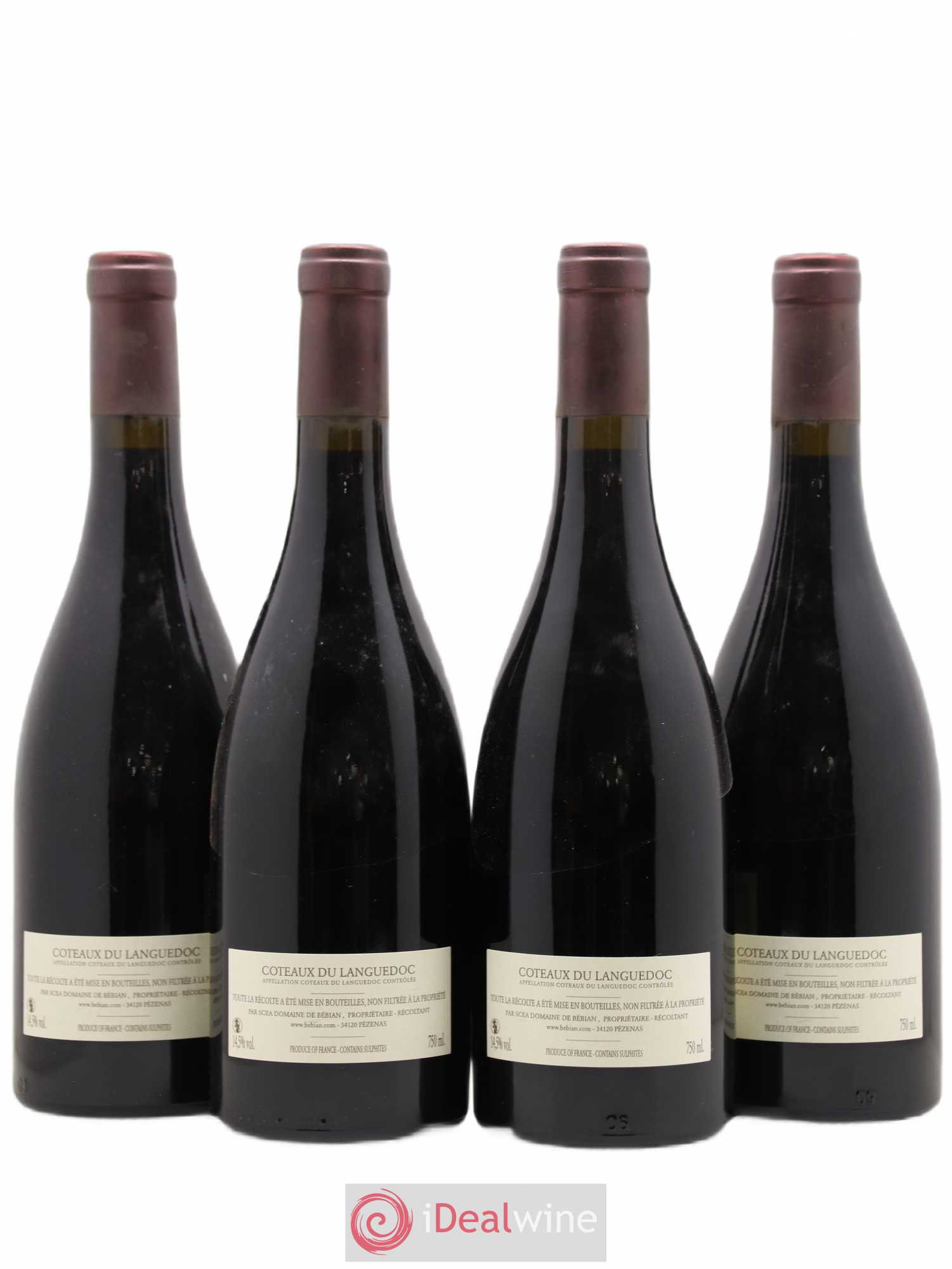 Languedoc Prieuré St-Jean de Bébian 2007 - Lot de 4 bouteilles - 1