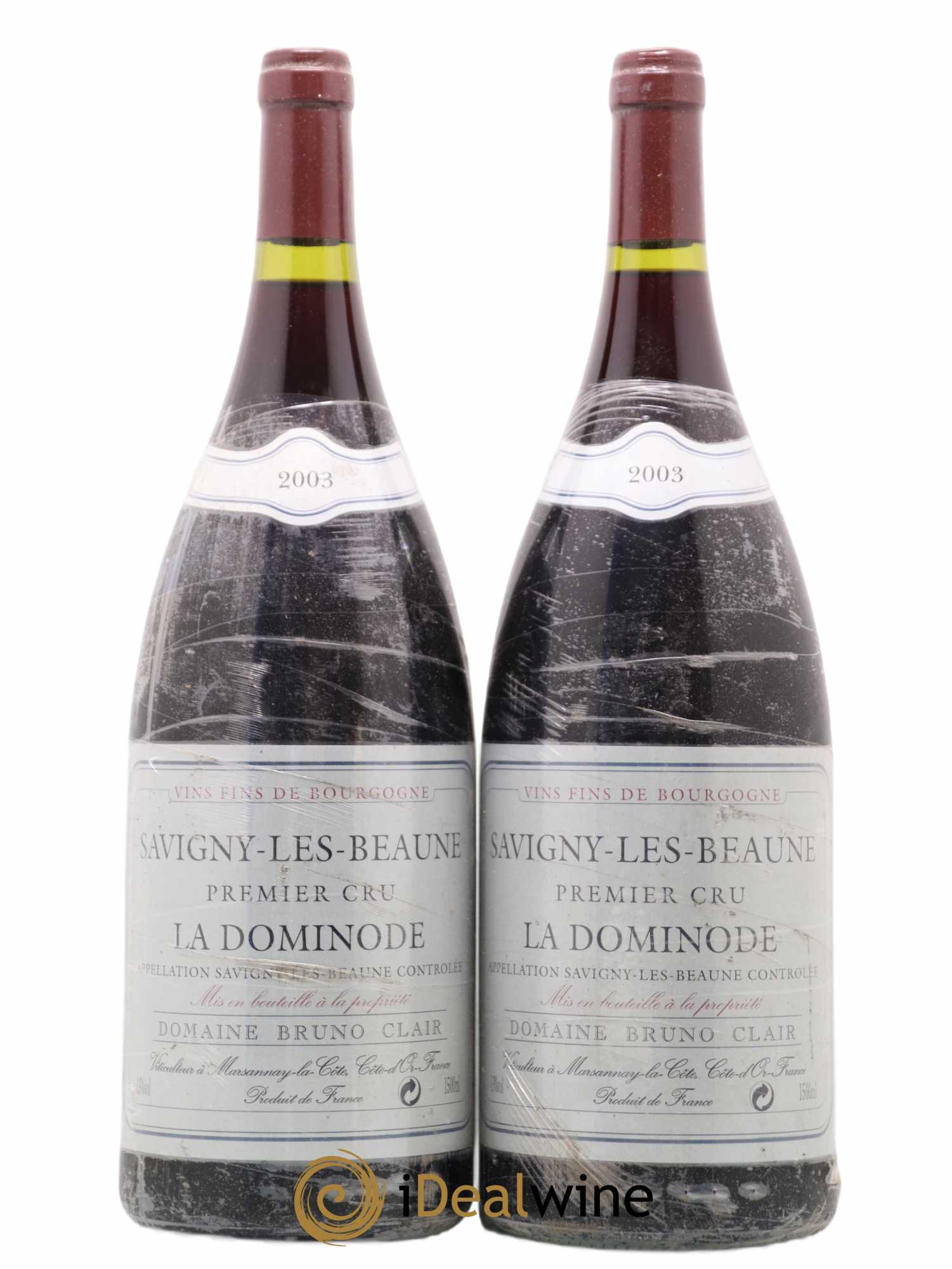 Savigny-lès-Beaune 1er Cru La Dominode Bruno Clair (Domaine) 2003 - Lot de 2 magnums - 0