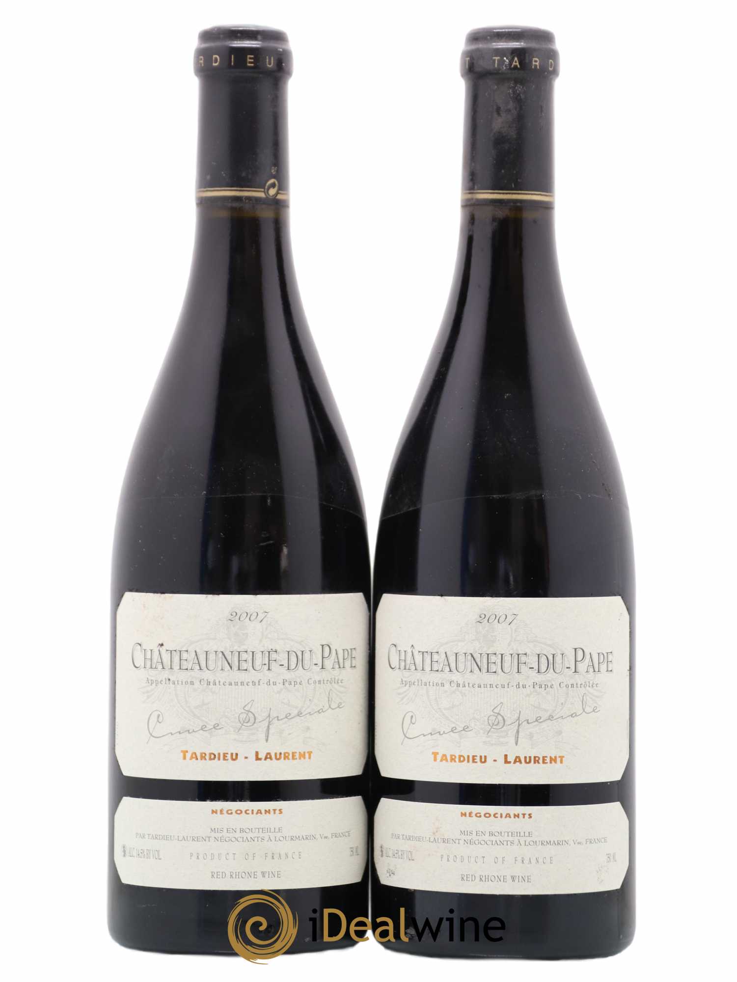 Châteauneuf-du-Pape Tardieu-Laurent Cuvée spéciale Famille Tardieu 2007 - Lot de 2 bouteilles - 0