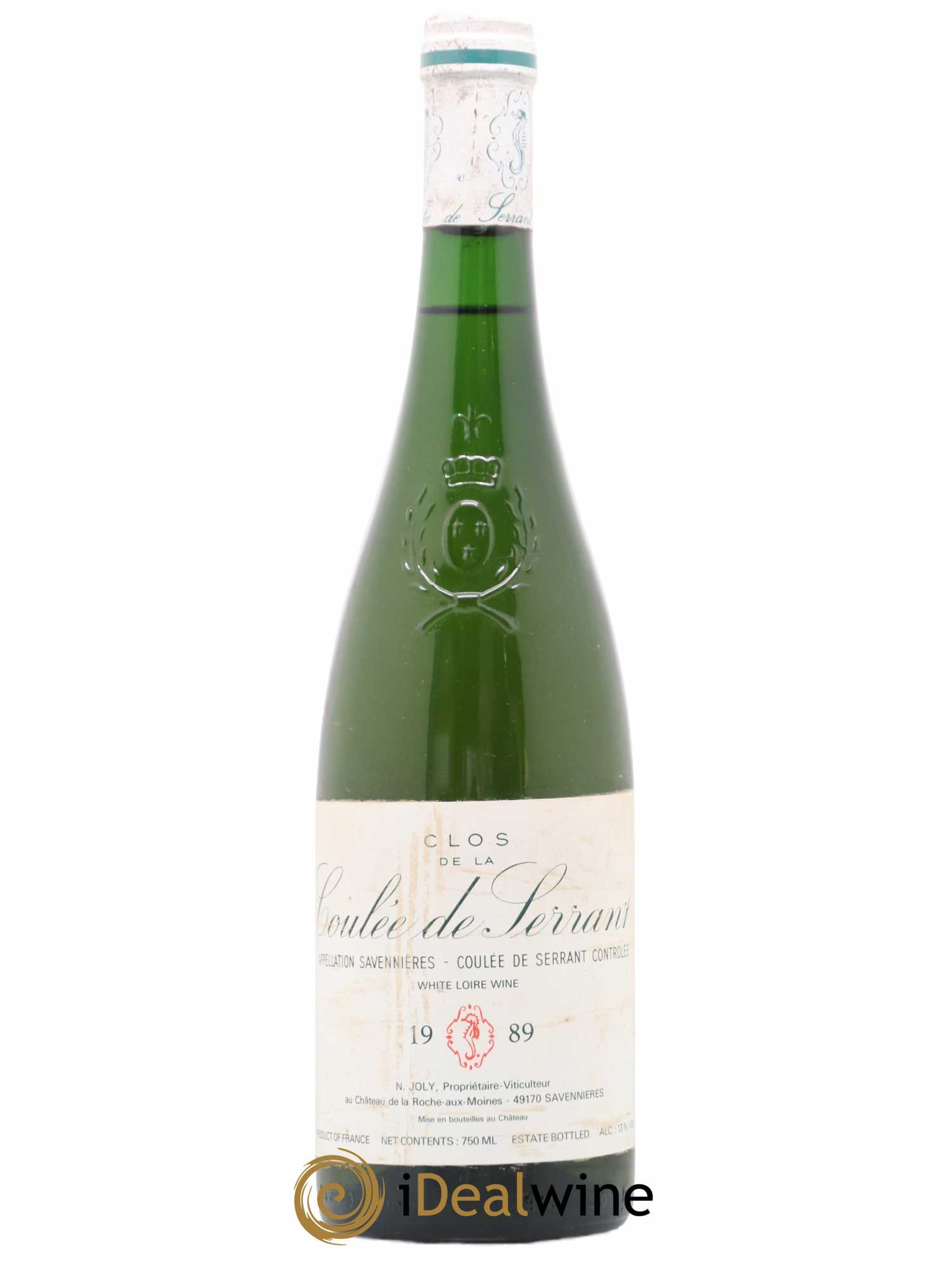 Savennières Clos de la Coulée de Serrant Vignobles de la Coulée de Serrant - Nicolas Joly 1989 - Lot de 1 bouteille - 0