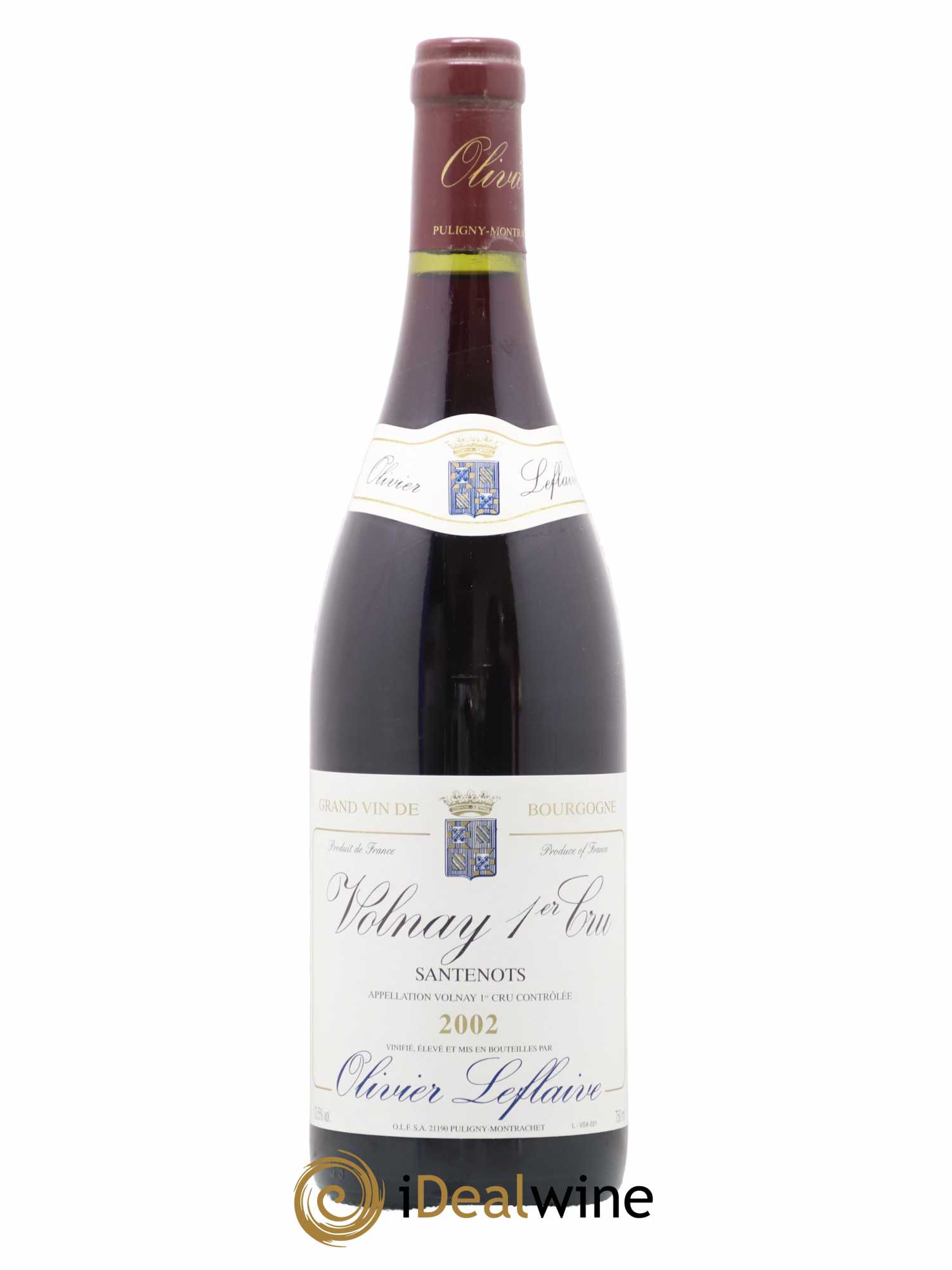 Volnay 1er Cru Les Santenots Olivier Leflaive 2002 - Posten von 1 Flasche - 0