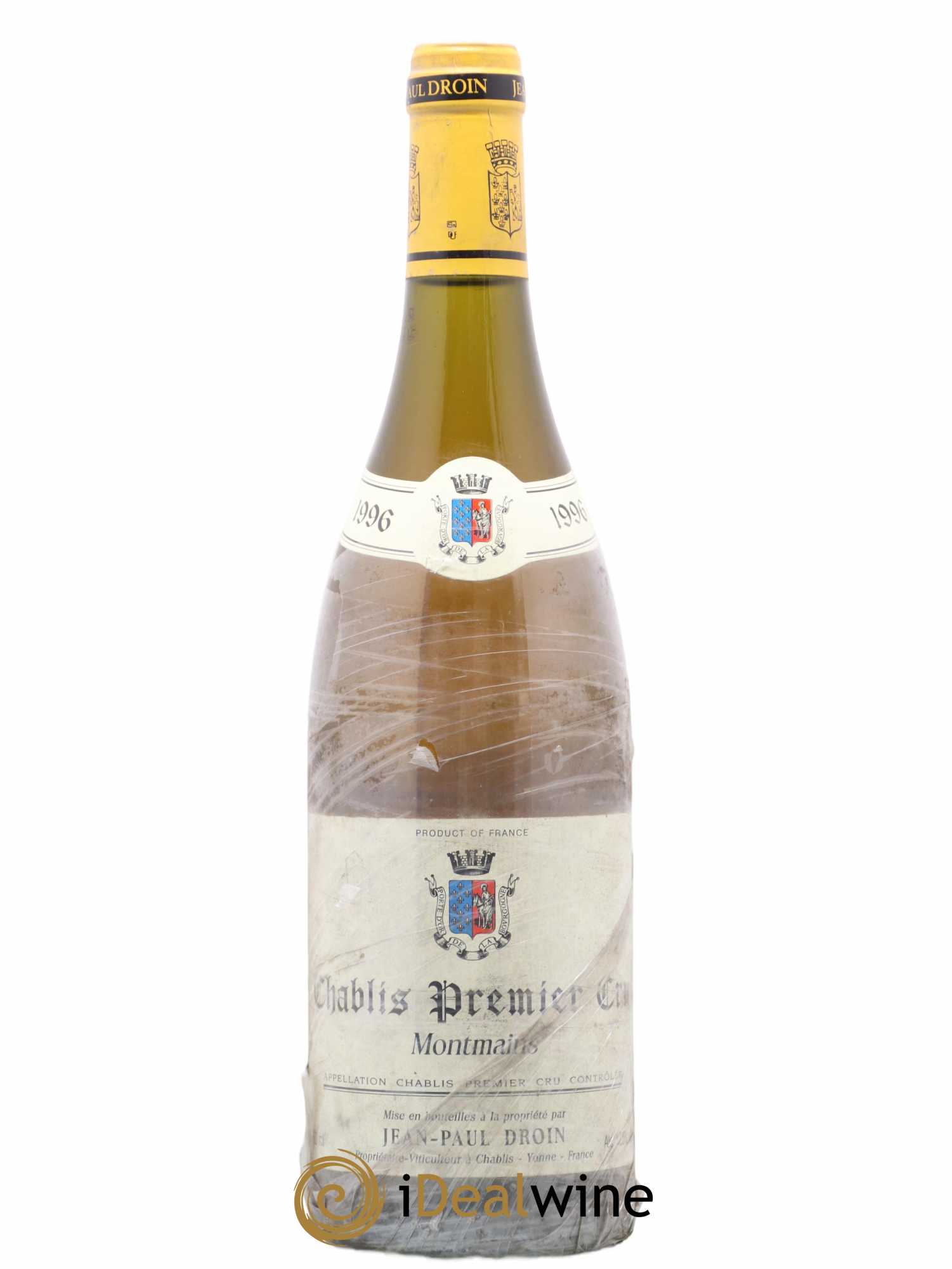 Chablis 1er Cru Montmains Jean-Paul & Benoît Droin (Domaine) 1996 - Lot de 1 bouteille - 0