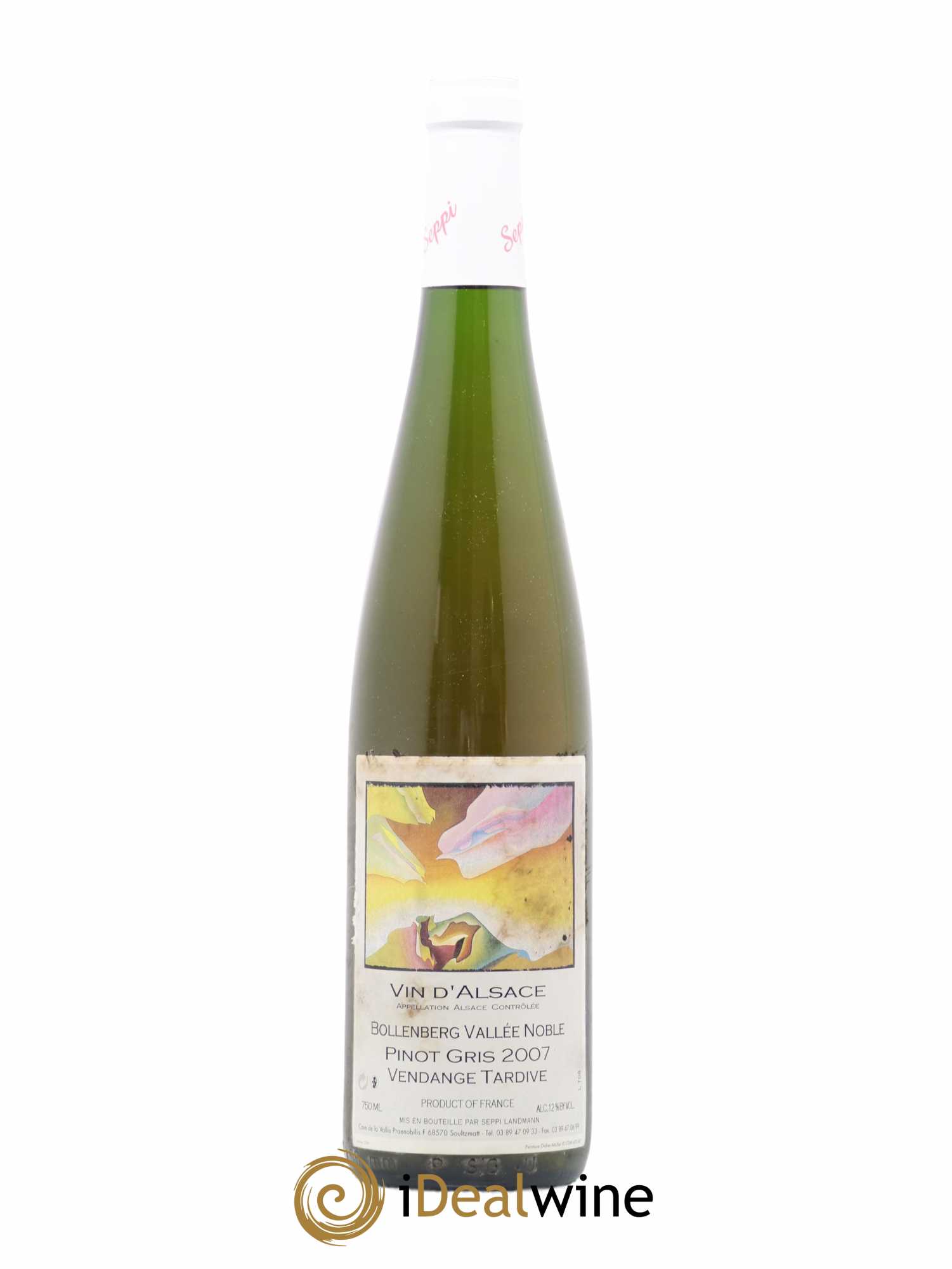 Pinot Gris (Tokay) Vendanges Tardives Bollenberg Vallee Noble Seppi Landmann 2007 - Lotto di 1 bottiglia - 0