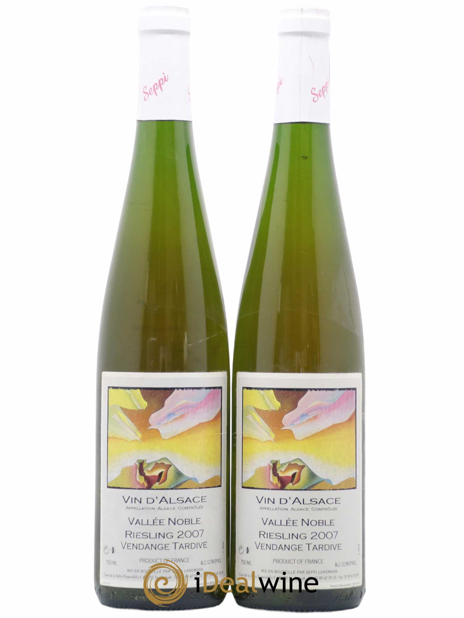Riesling Vendanges Tardives Vallée Noble Seppi Landmann 2007 - Lotto di 2 bottiglie - 0