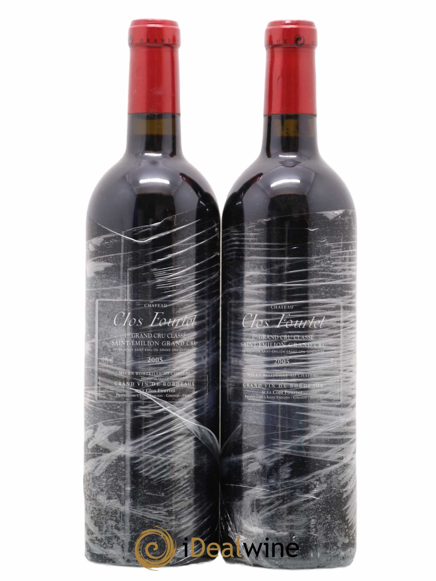 Clos Fourtet 1er Grand Cru Classé B 2005 - Lot de 2 bouteilles - 1