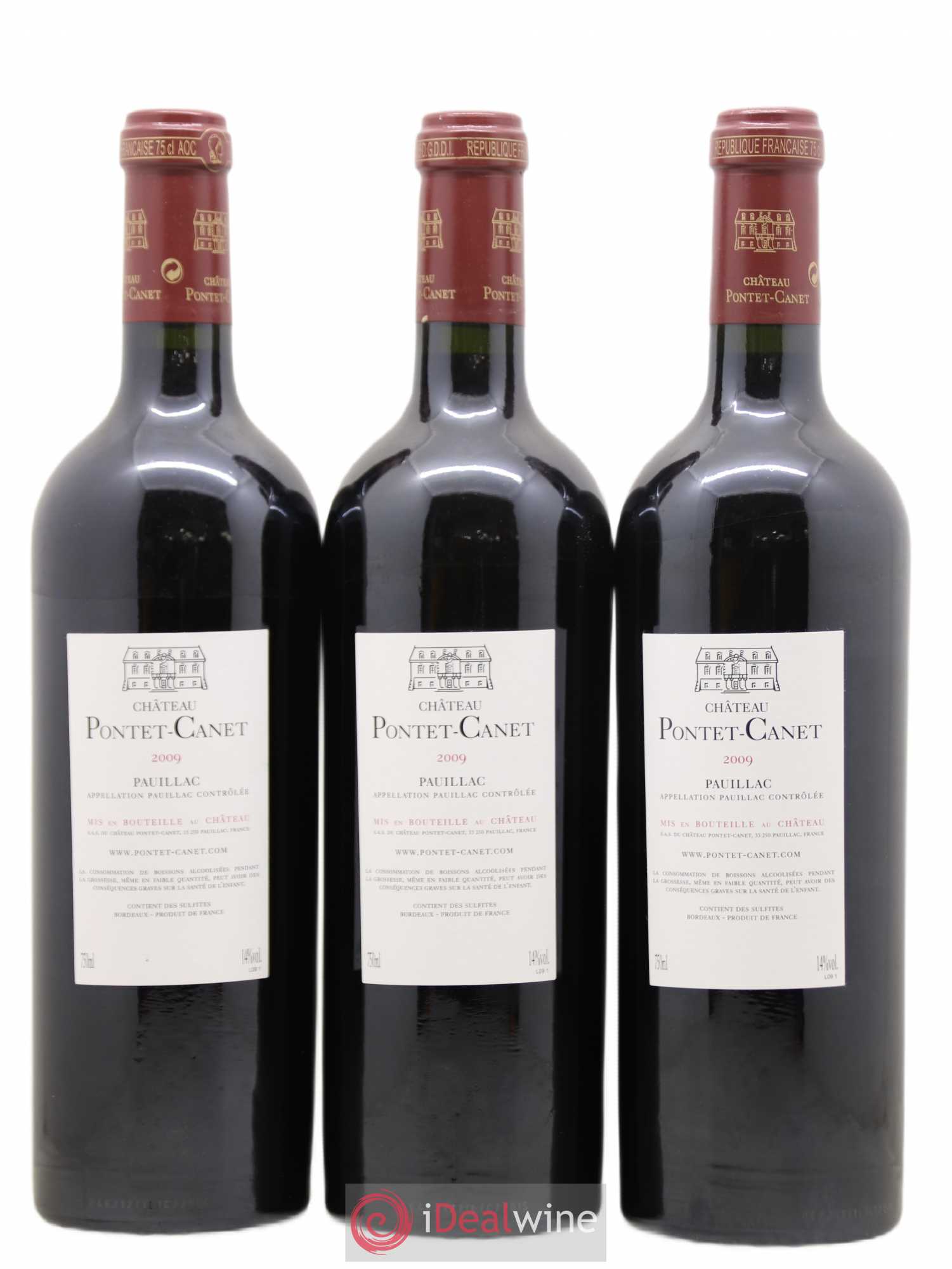 Château Pontet Canet 5ème Grand Cru Classé 2009 - Lot de 12 bouteilles - 2