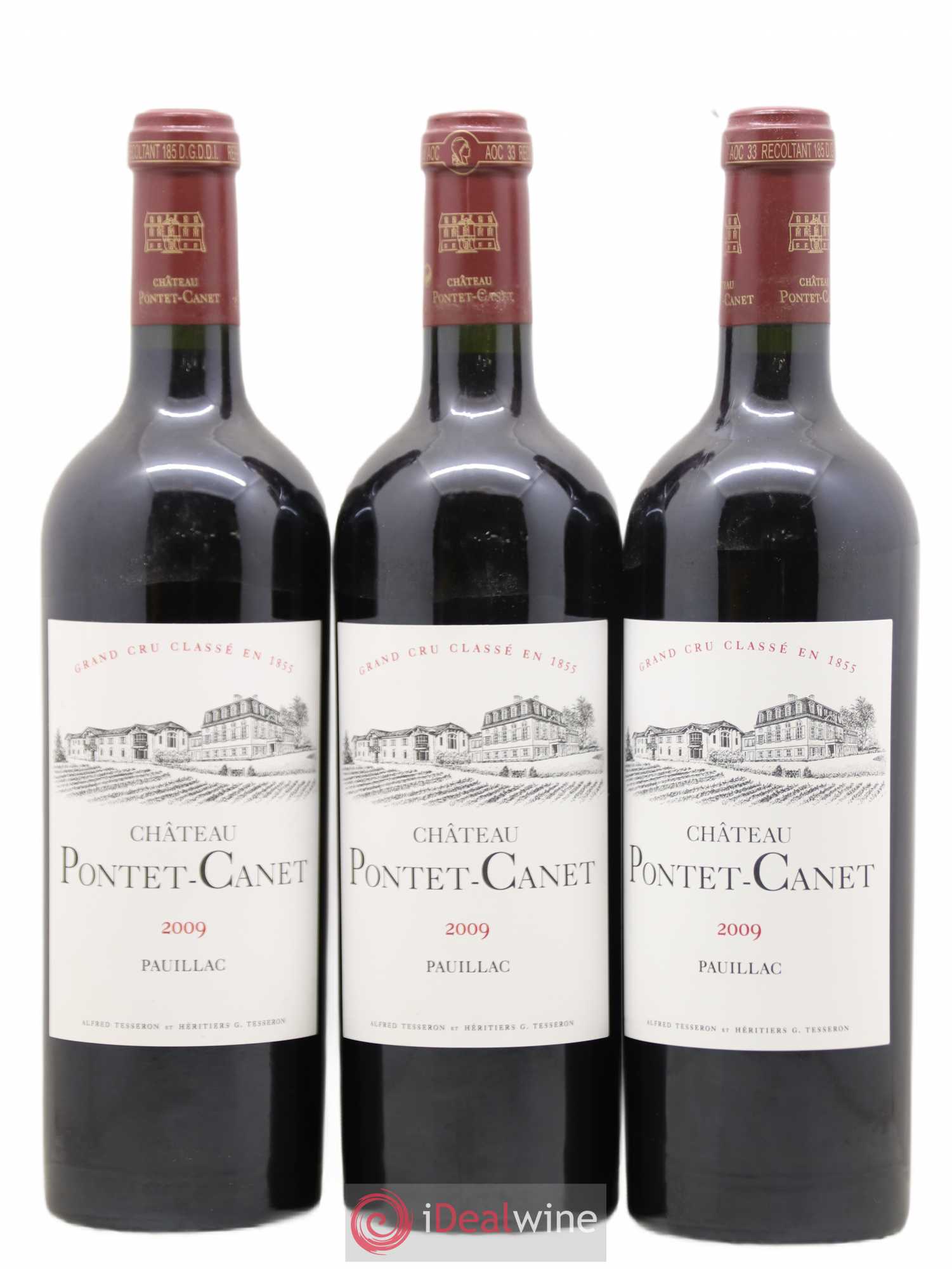 Château Pontet Canet 5ème Grand Cru Classé 2009 - Lot de 12 bouteilles - 3