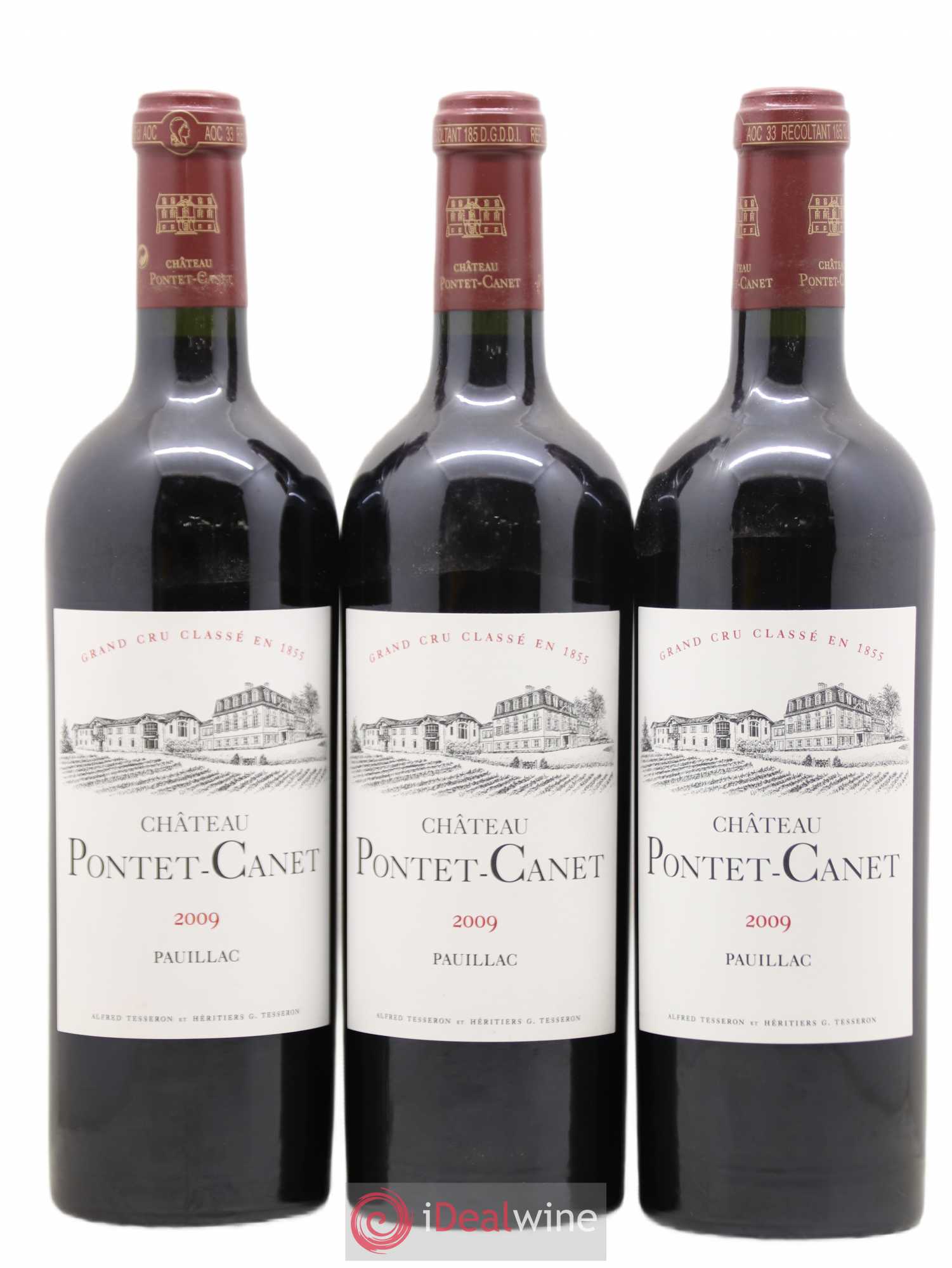 Château Pontet Canet 5ème Grand Cru Classé 2009 - Lot de 12 bouteilles - 5