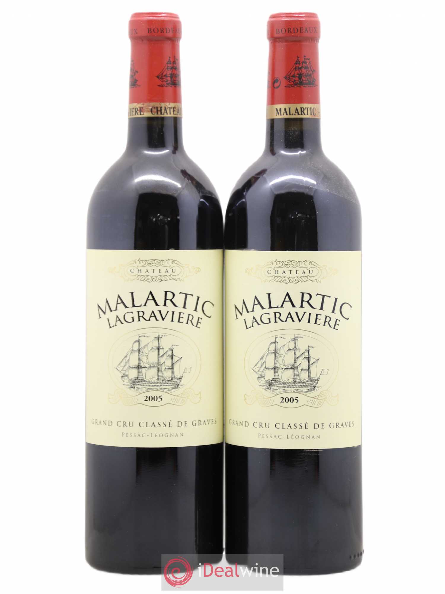 Château Malartic-Lagravière Cru Classé de Graves 2005 - Lot de 2 bouteilles - 0