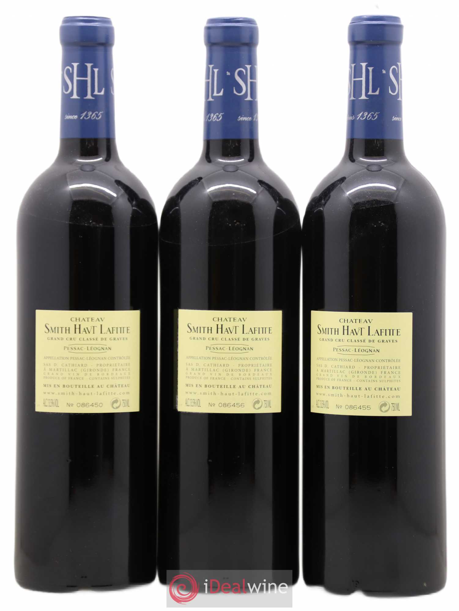 Château Smith Haut Lafitte Cru Classé de Graves 2005 - Lot de 3 bouteilles - 1