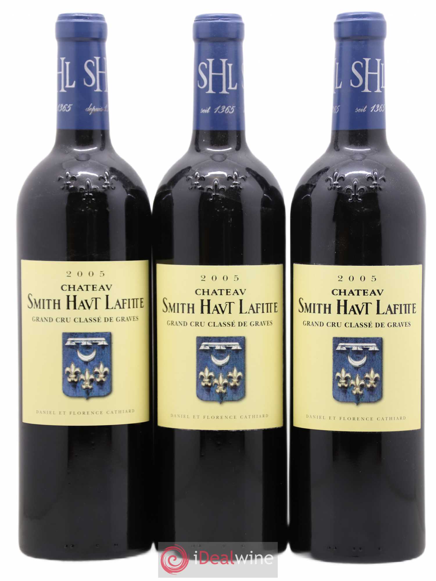 Château Smith Haut Lafitte Cru Classé de Graves 2005 - Lot de 3 bouteilles - 0
