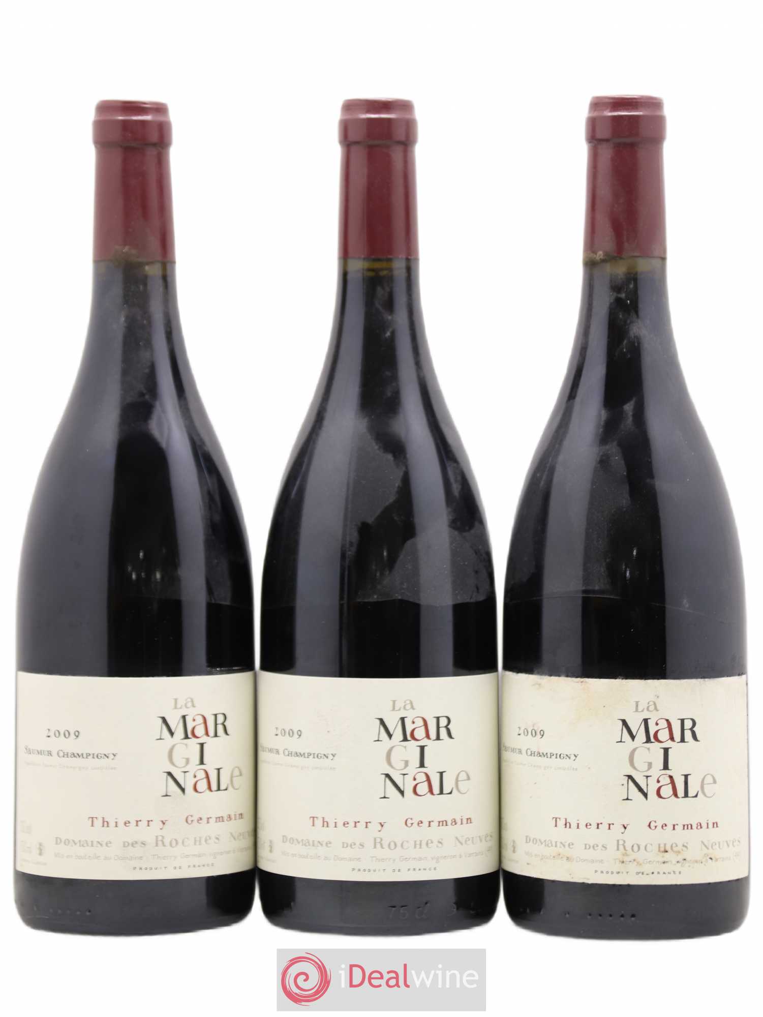 Saumur-Champigny La Marginale Domaine des Roches Neuves - Thierry Germain 2009 - Lot de 3 bouteilles - 0