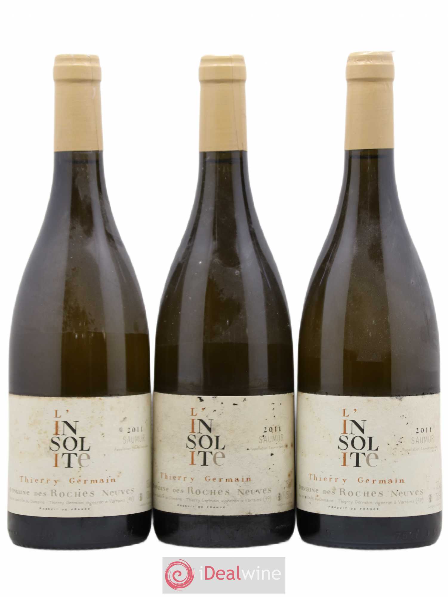 Saumur Insolite Domaine des Roches Neuves - Thierry Germain 2011 - Lot de 3 bouteilles - 0