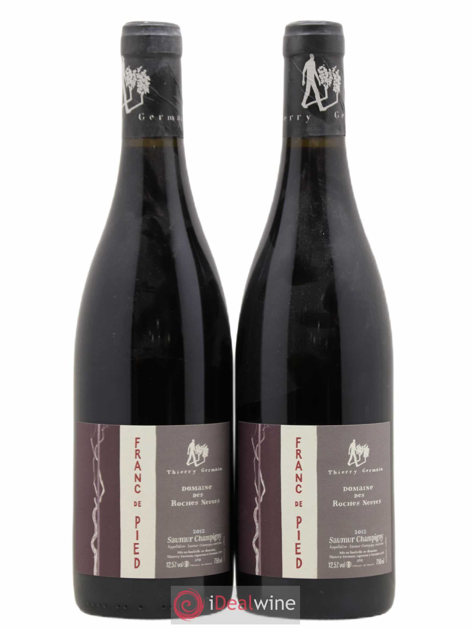 Saumur-Champigny Franc de pied Domaine des Roches Neuves - Thierry Germain 2012 - Lot de 2 bouteilles - 0