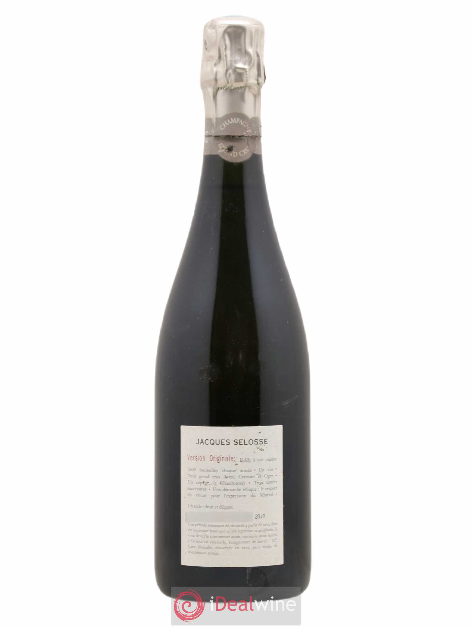 Version Originale Jacques Selosse - Lot de 1 bouteille - 1