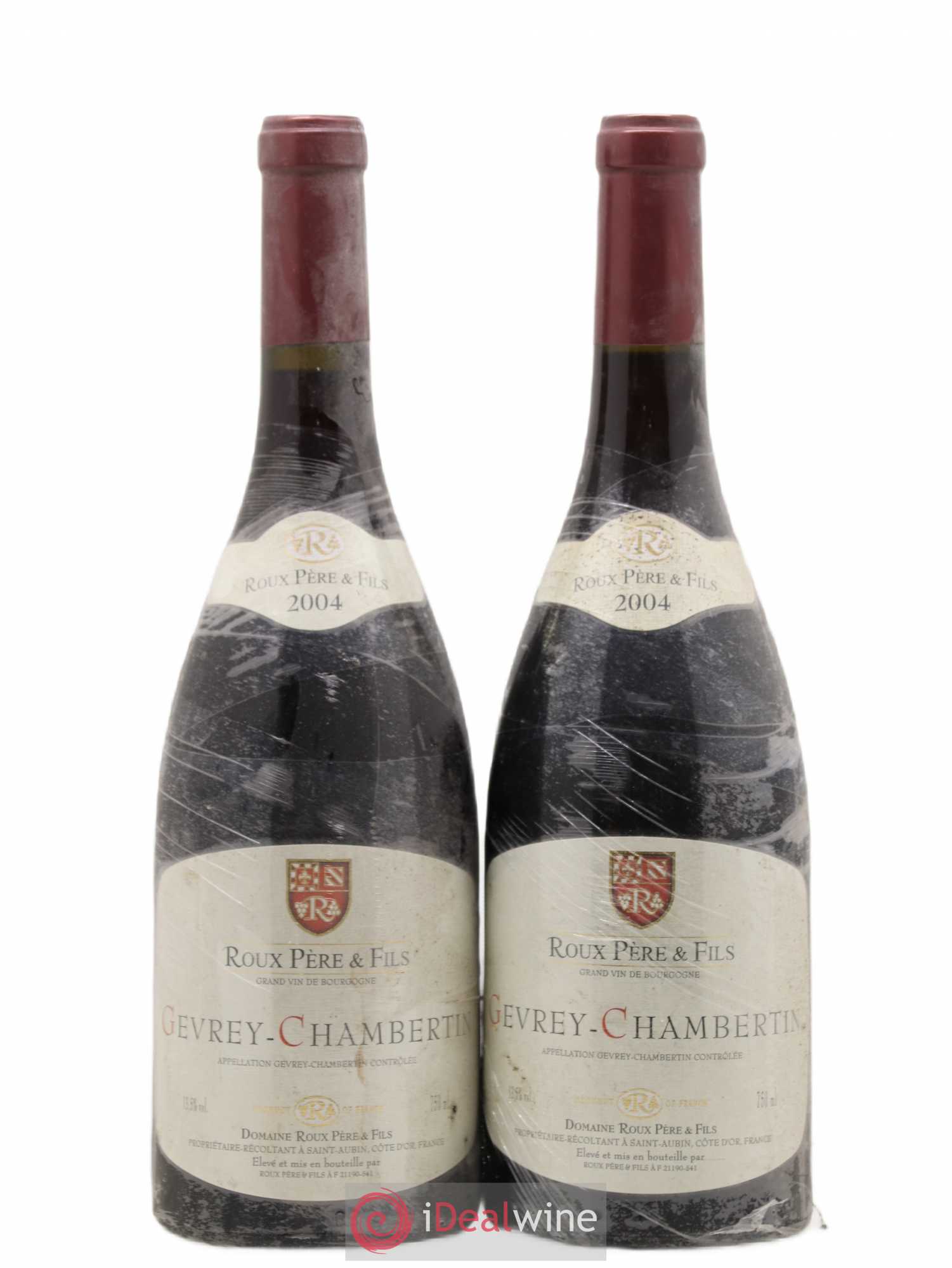 Gevrey-Chambertin Roux Pere Et Fils 2004 - Lot de 2 bouteilles - 0