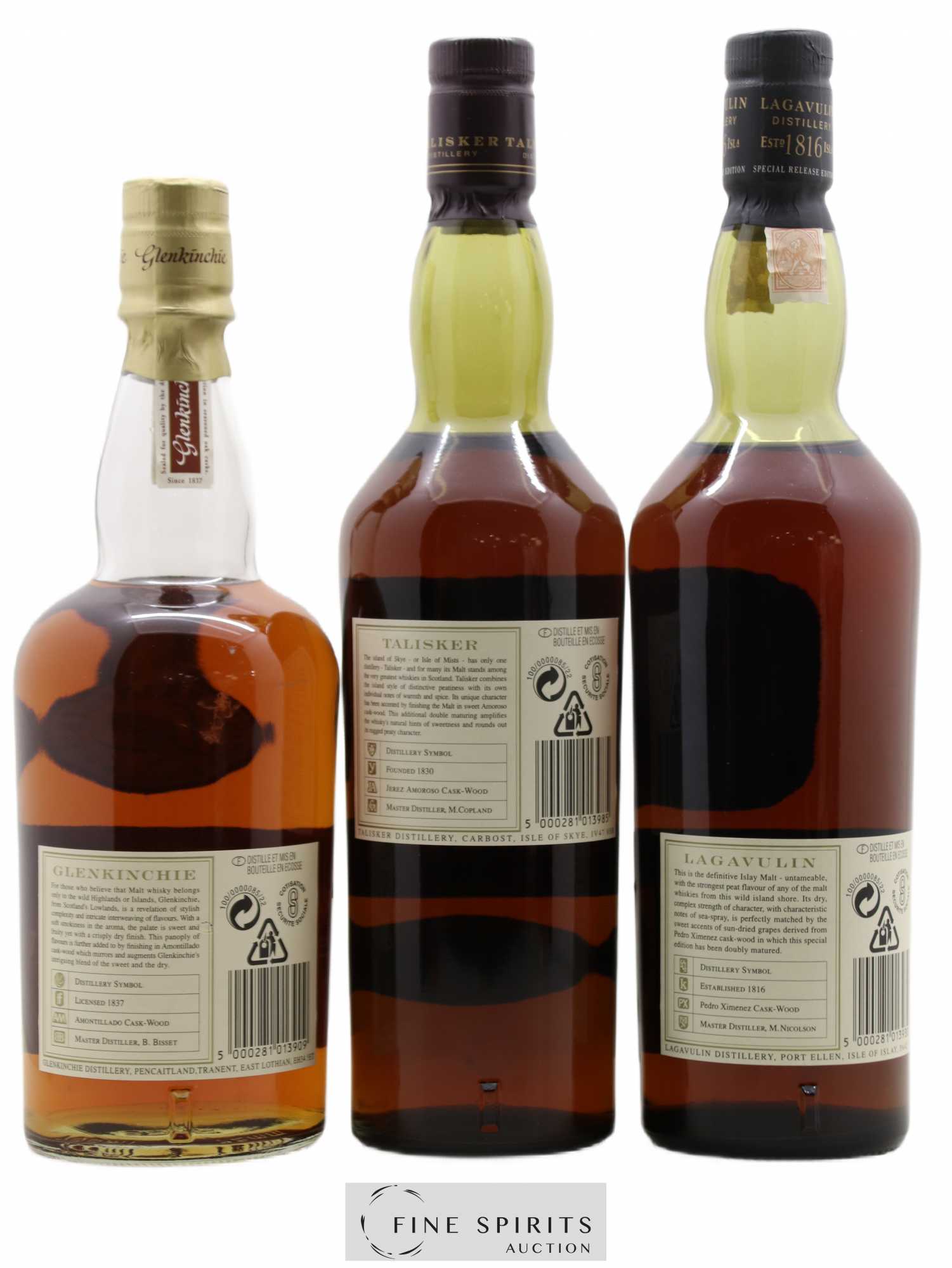 The Distiller's Edition Of. Coffret 6 bottles & 6 glasses Special Release - Limited Edition - Lot de 6 bouteilles - 7