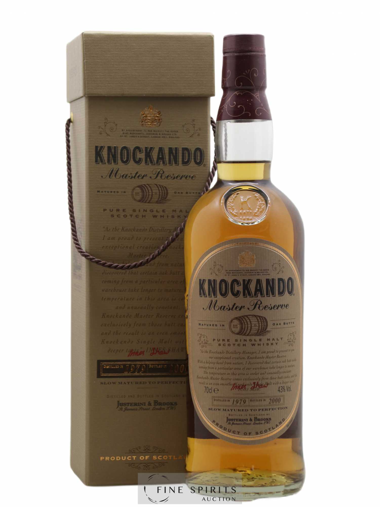 Knockando 1979 Of. Master Reserve Oak butts - bottled 2000 - Lot de 1 bouteille - 0