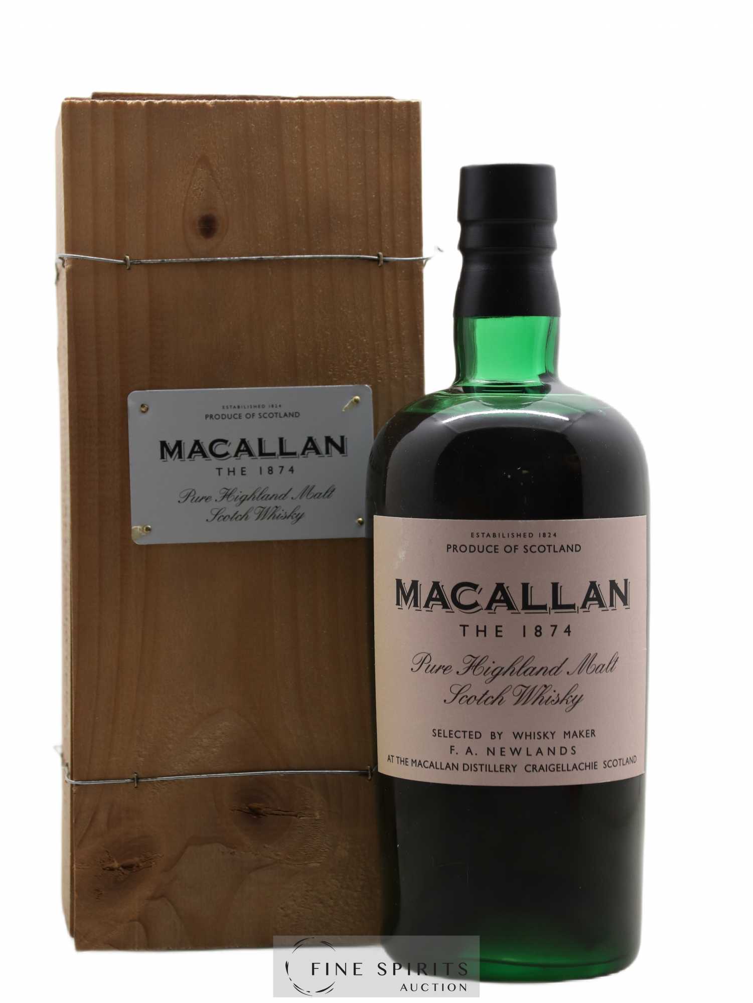 Macallan (The) 1874 Of. Replique 1874 - Lot de 1 bouteille - 0