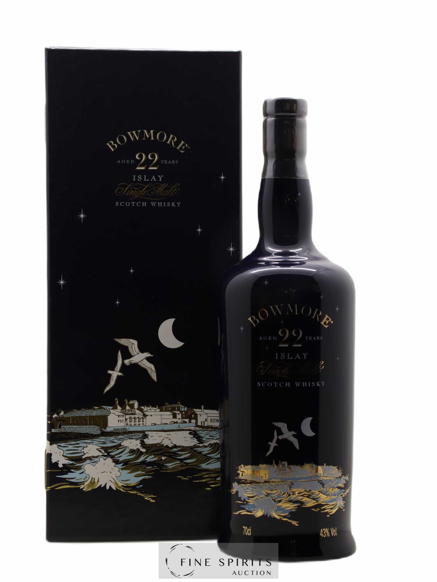 Bowmore 22 years Of. Blue Ceramic bottle - Lot de 1 bouteille - 0