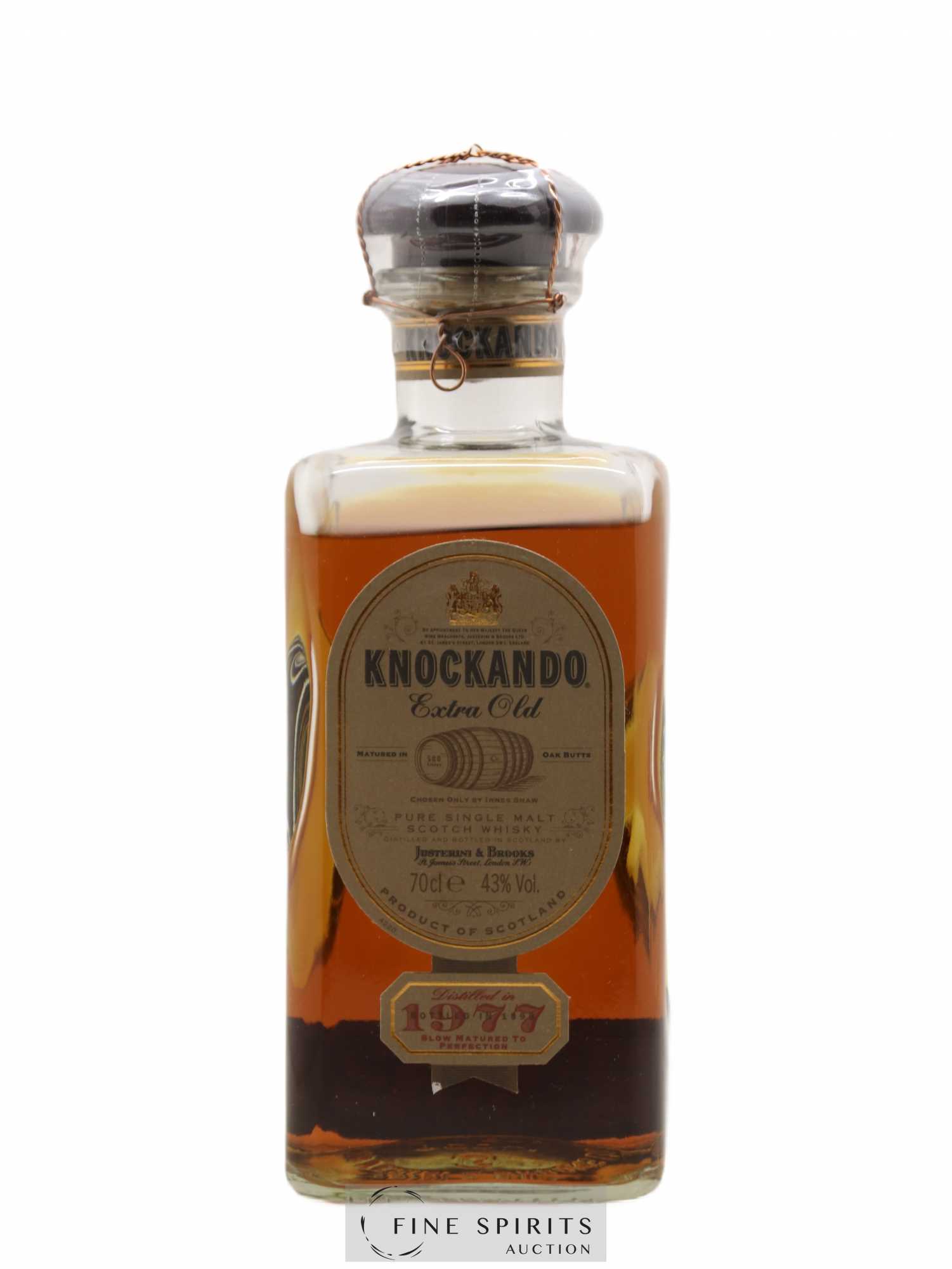 Knockando 1977 Of. Extra Old Oak Butts - bottled 1998 - Lot de 1 bouteille - 1