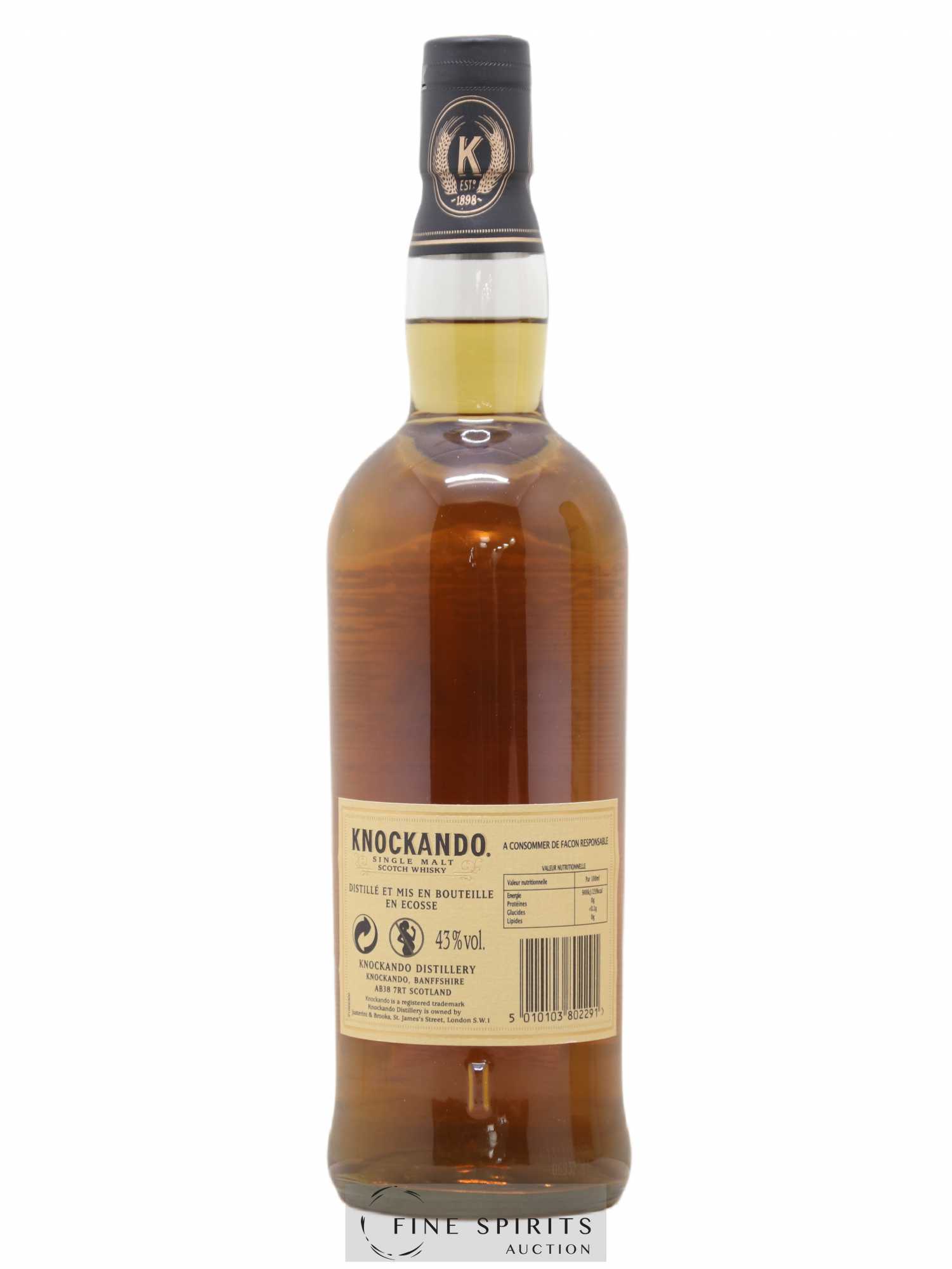 Knockando 12 years 1997 Of. - Lot de 1 bouteille - 2