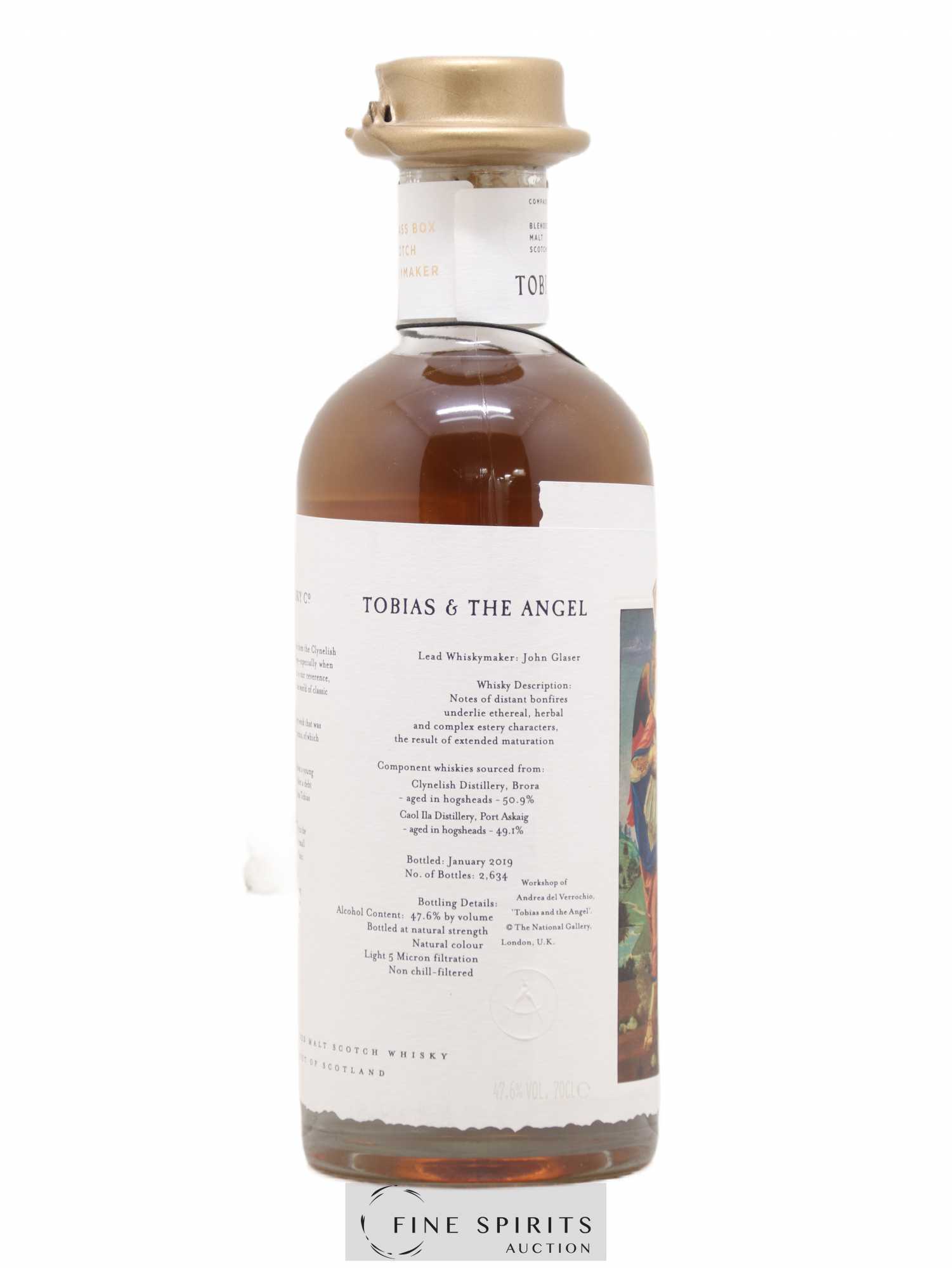 Tobias and the Angel Compass Box One of 2634 - bottled 2019 Limited Edition - Lot de 1 bouteille - 1