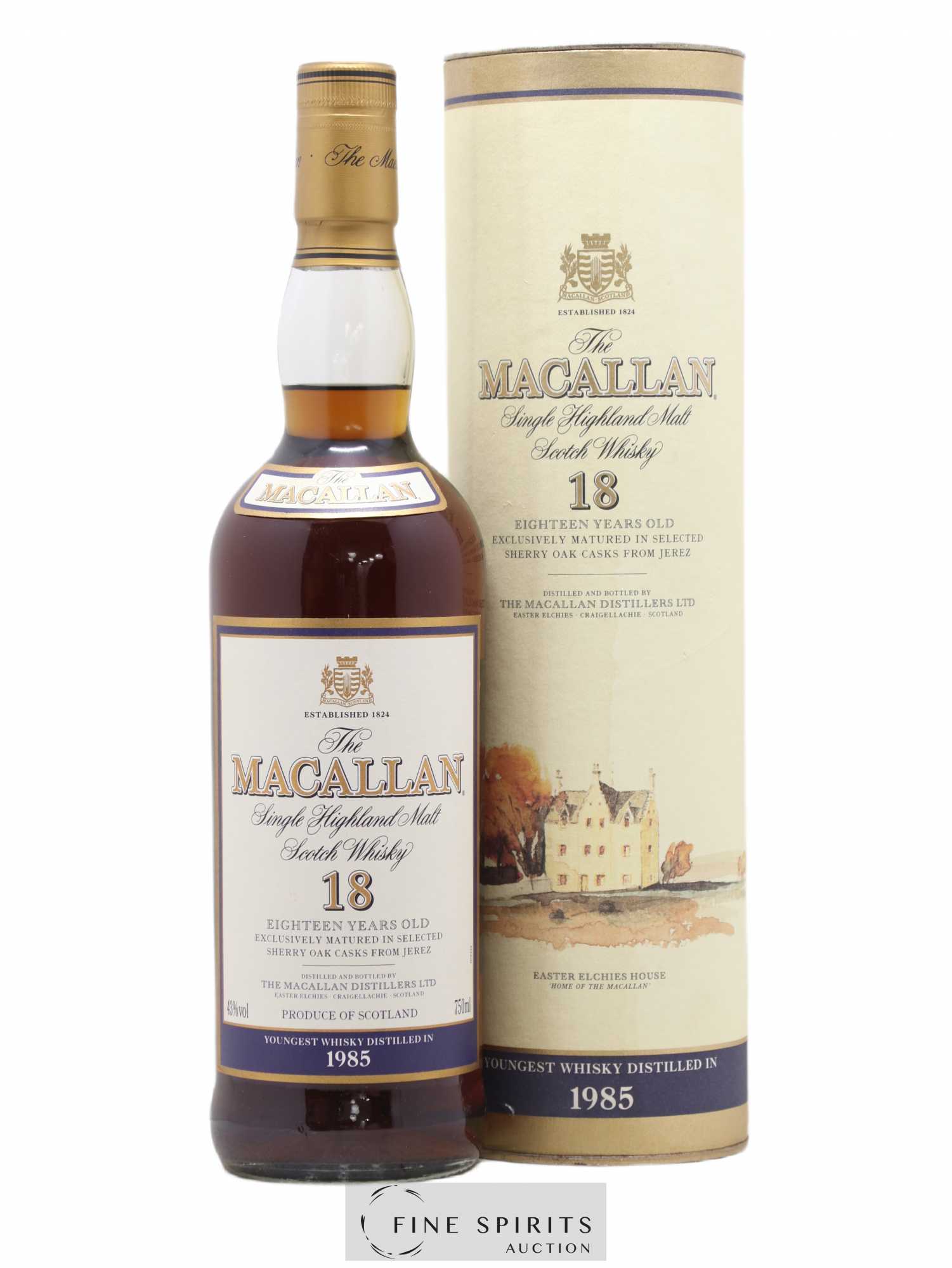 Macallan (The) 18 years 1985 Of. Selected Sherry Oak Casks - Lot de 1 bouteille - 0