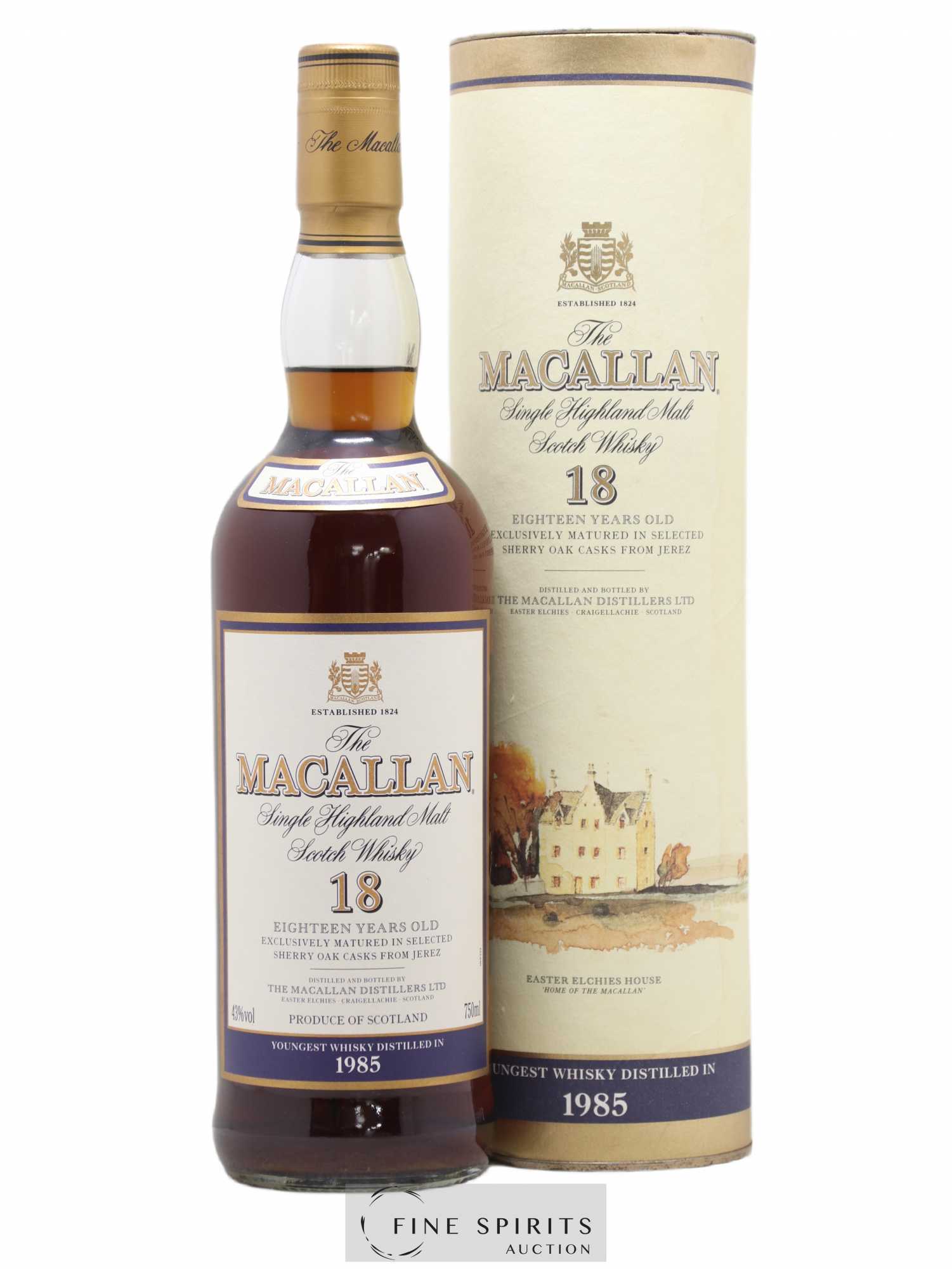 Macallan (The) 18 years 1985 Of. Selected Sherry Oak Casks - Lot de 1 bouteille - 0