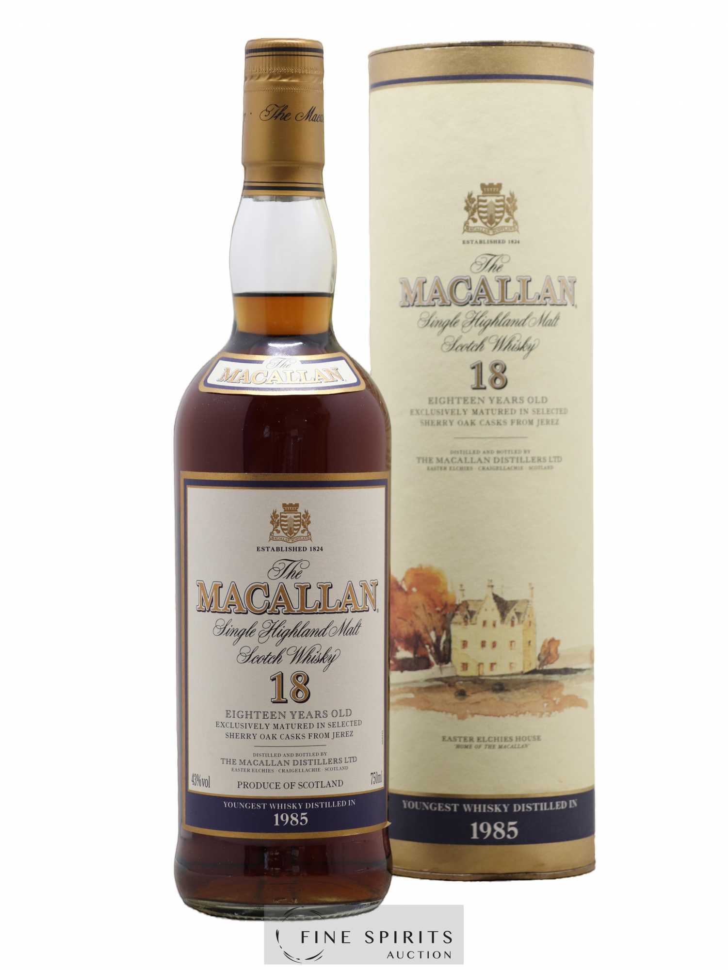 Macallan (The) 18 years 1985 Of. Selected Sherry Oak Casks - Lot de 1 bouteille - 0