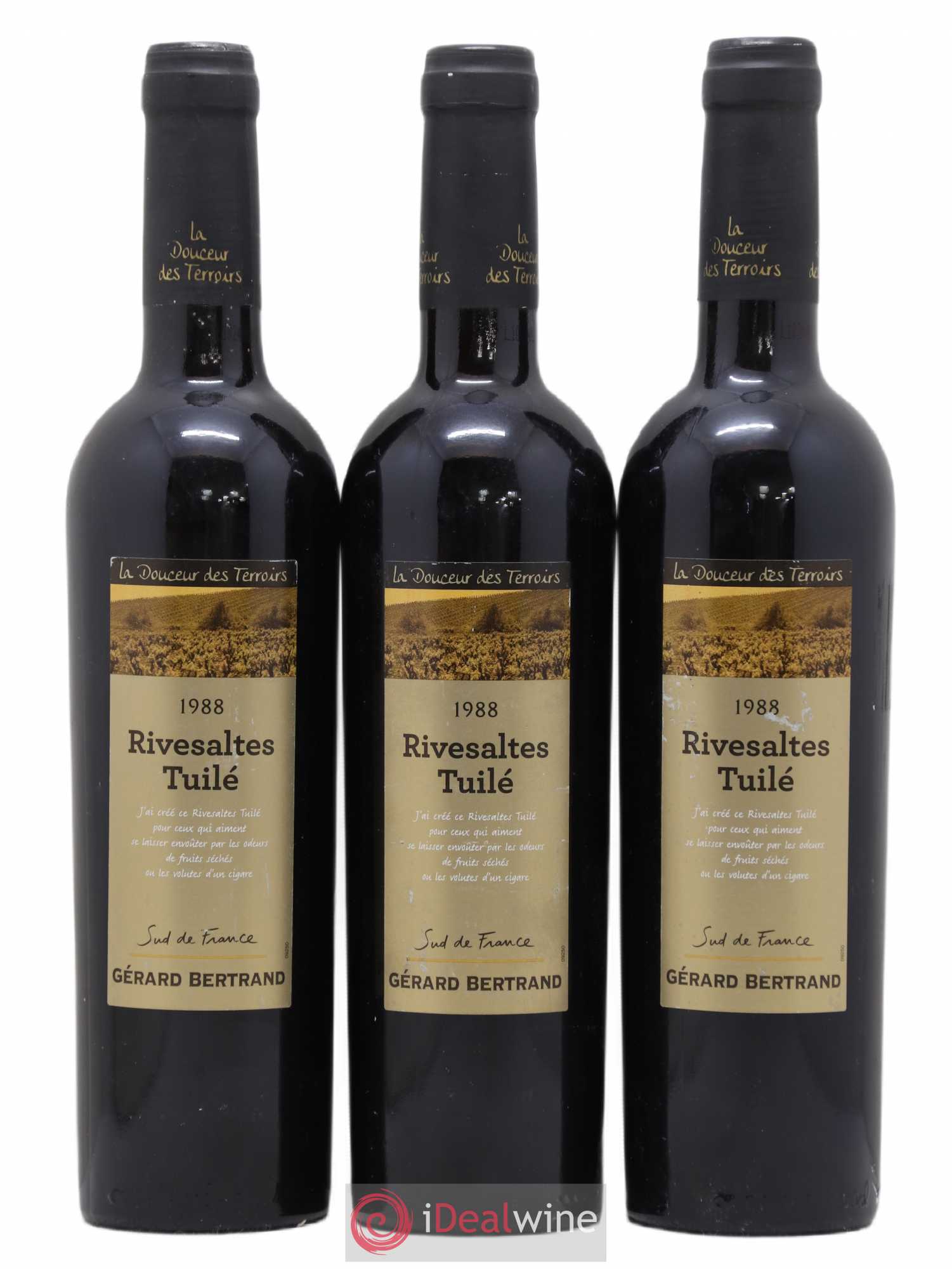 Rivesaltes 1988 - Posten von 3 Flaschen - 0