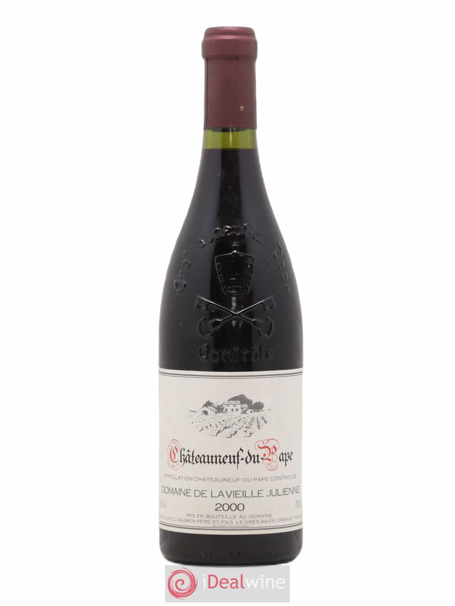 Châteauneuf-du-Pape Vieille Julienne (Domaine de la) Jean-Paul Daumen 2000 - Lot de 1 bouteille - 0
