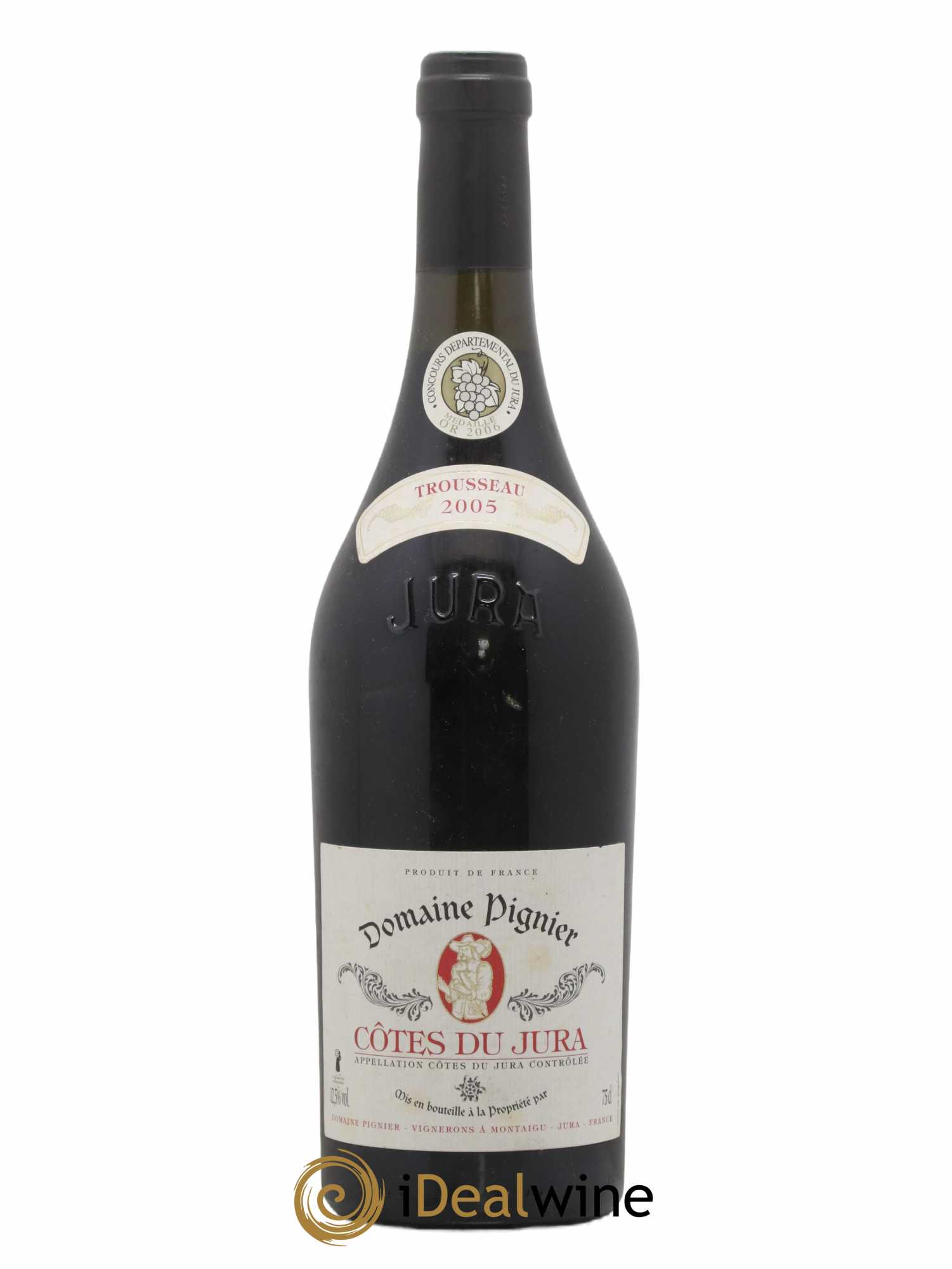 Côtes du Jura Trousseau Domaine Pignier 2005 - Lot de 1 bouteille - 0